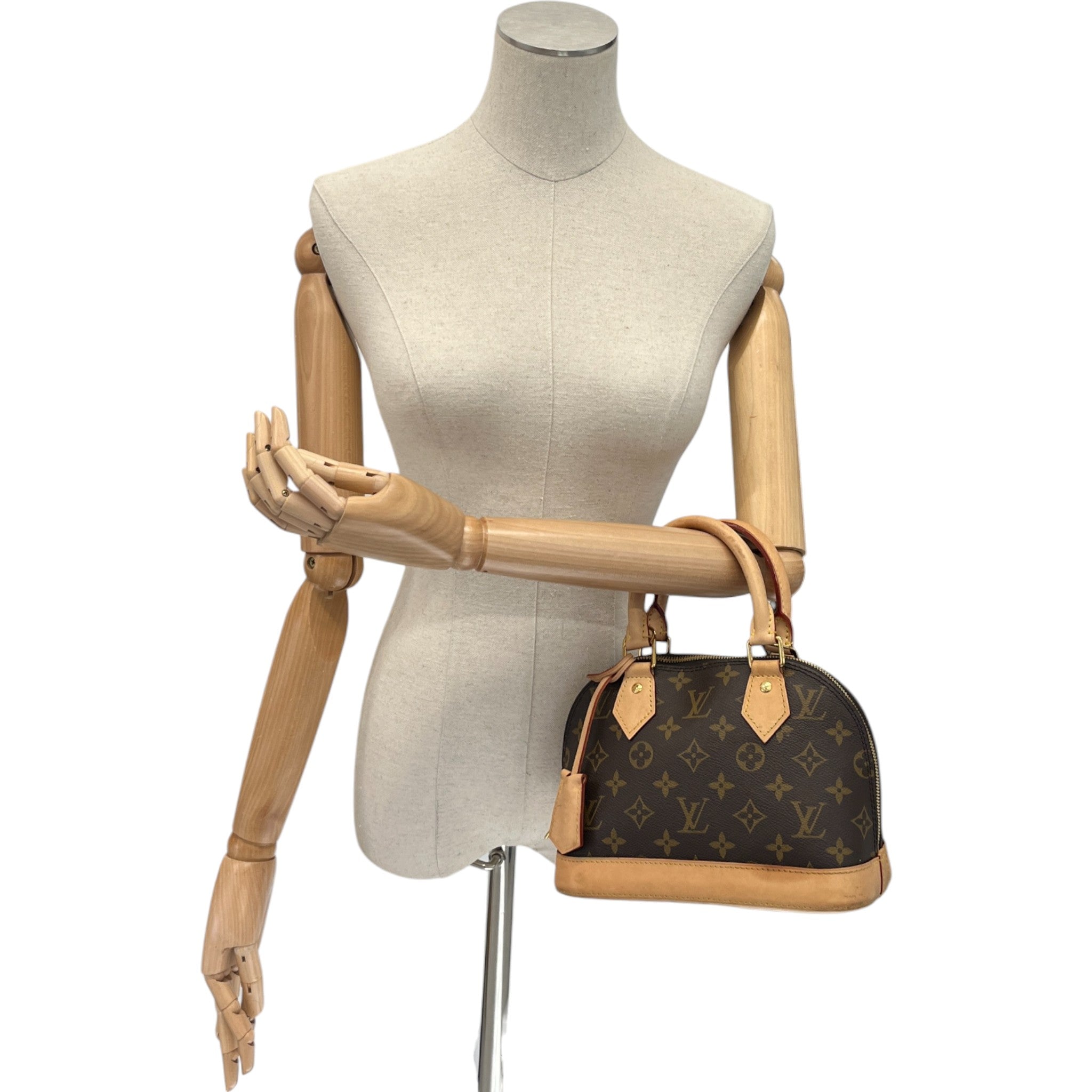 Women's Monogram Alma Bb Handbag Brown