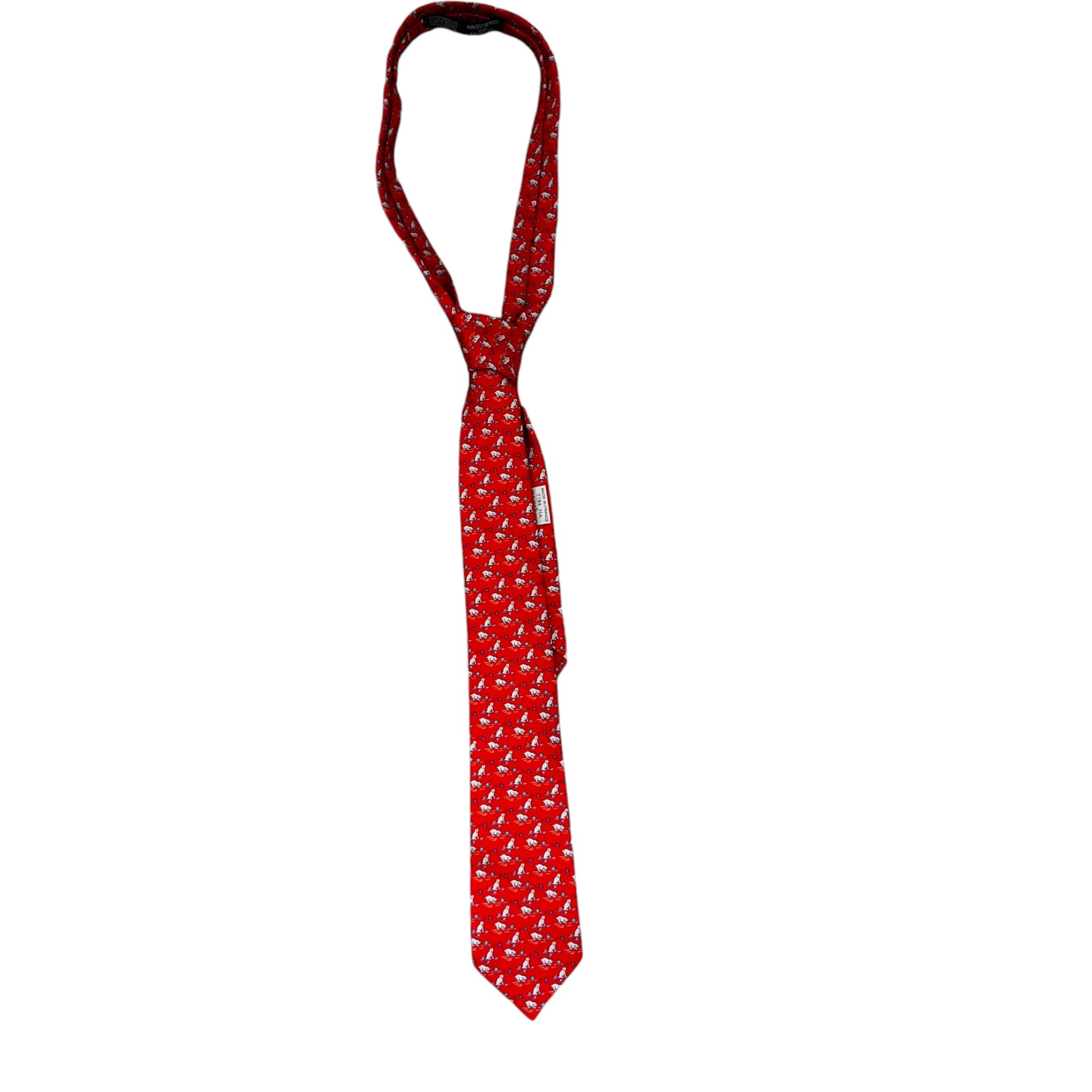 Men's Puppy Dream Tie Red
