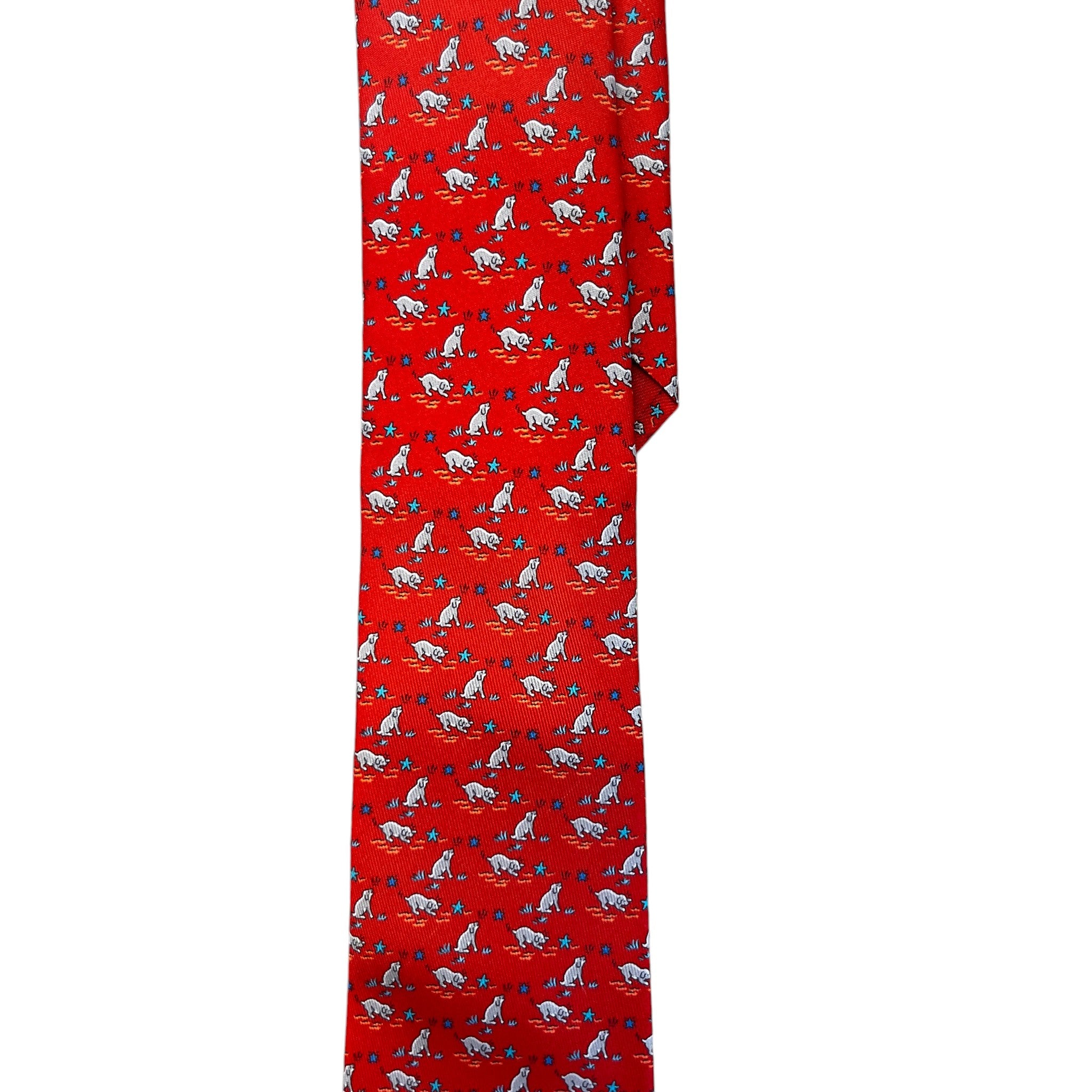 Men's Puppy Dream Tie Red