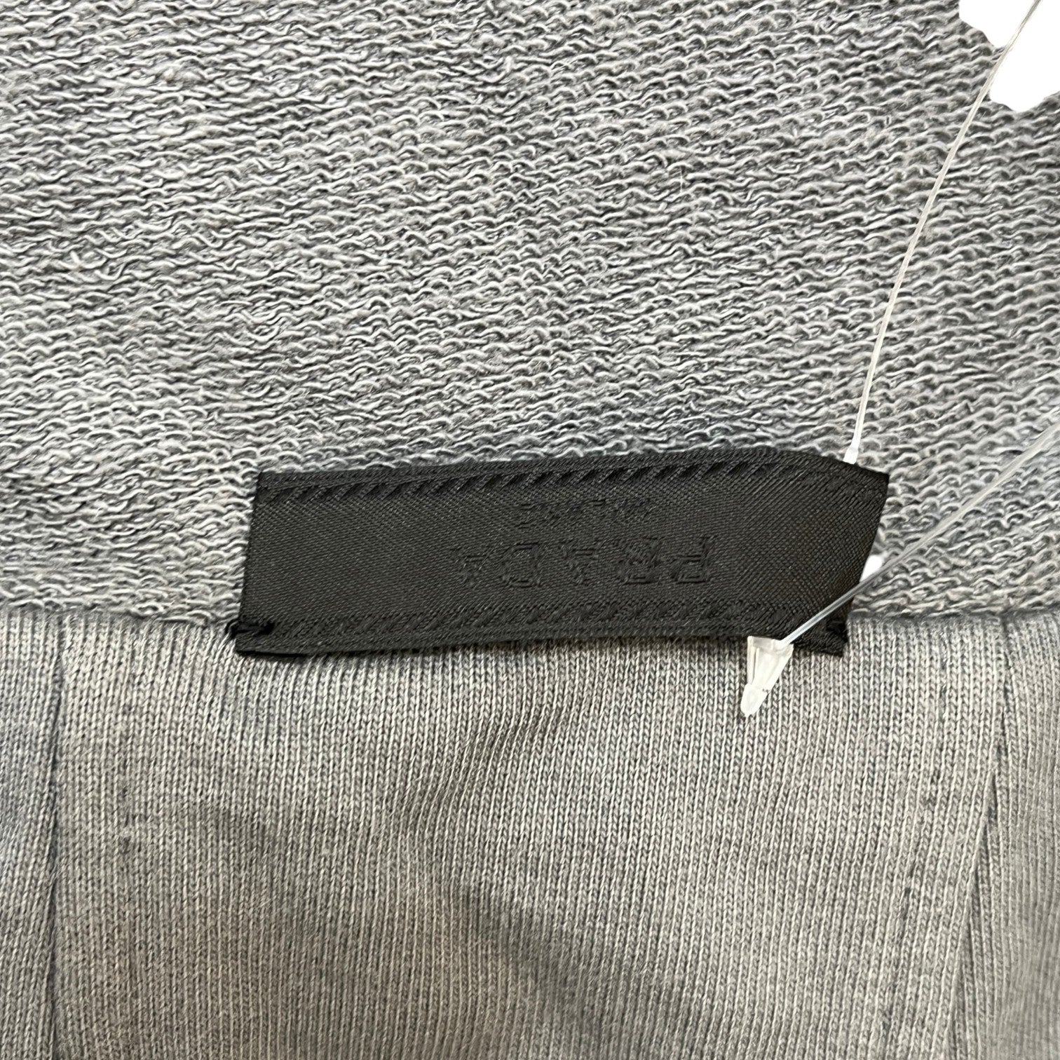Men's Logo Patch Jacket Grey Size S