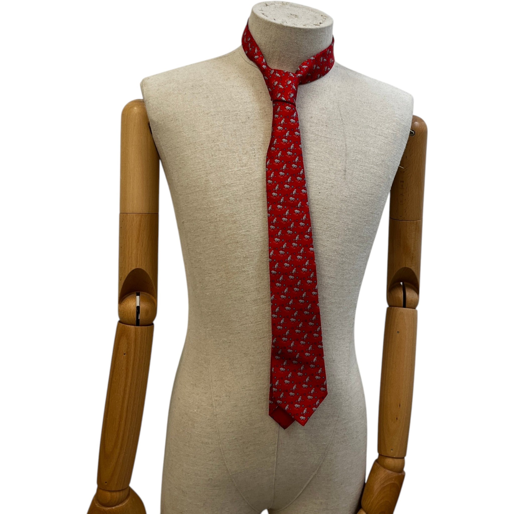 Men's Puppy Dream Tie Red