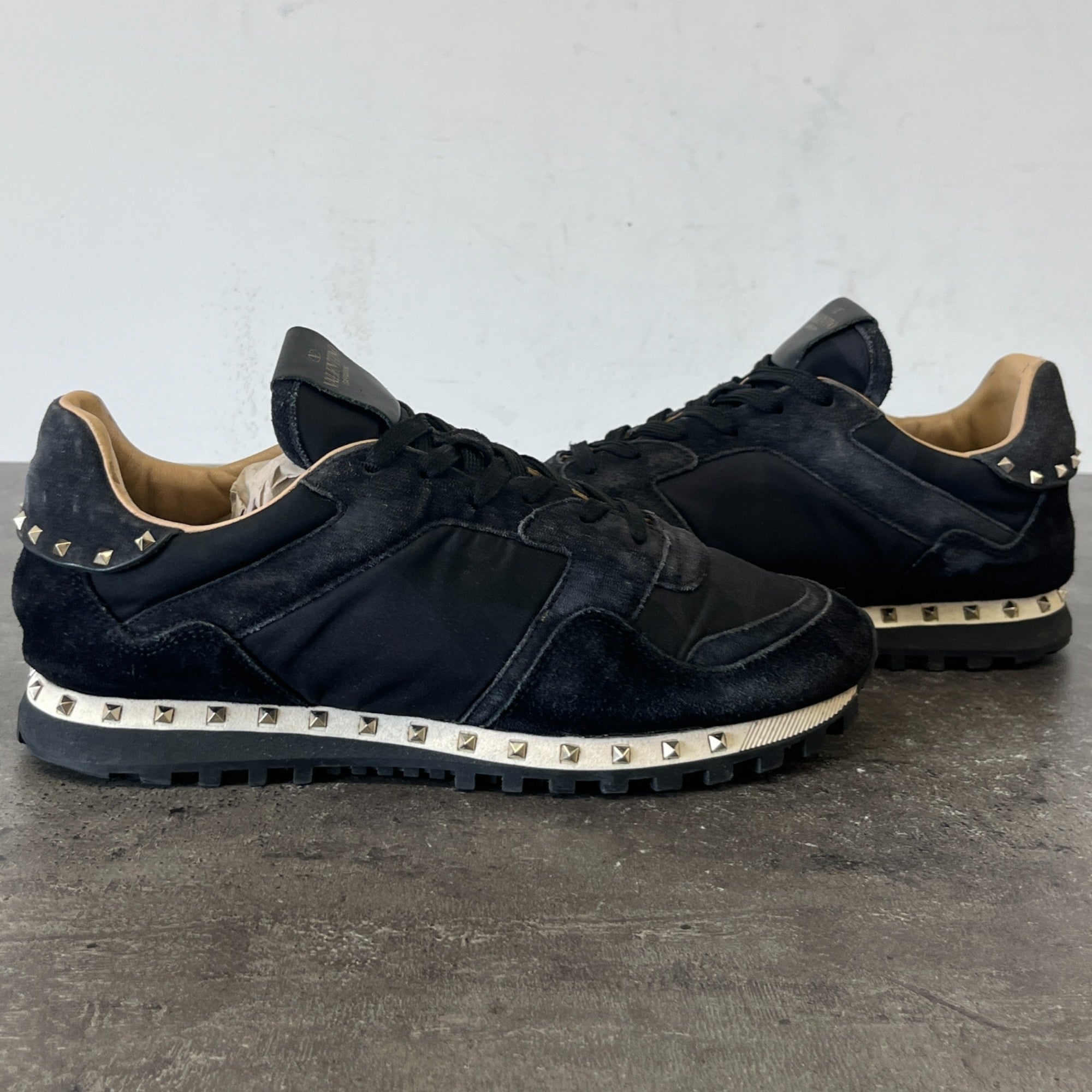 Men's Rock Runners Low Trainers Black Size EU 41 / UK 7