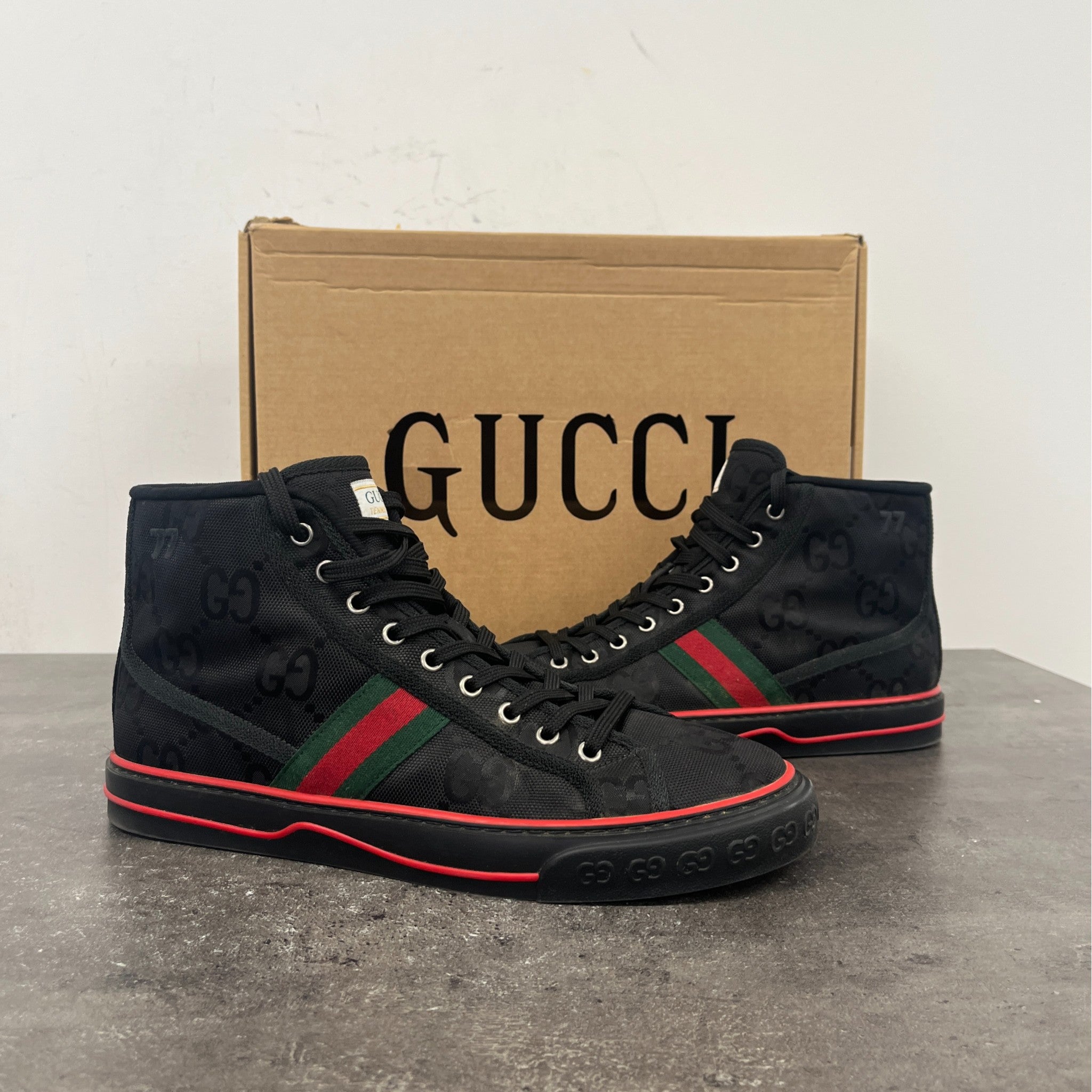 Men's Off The Grid High Trainers Black Size EU 43 / UK 9