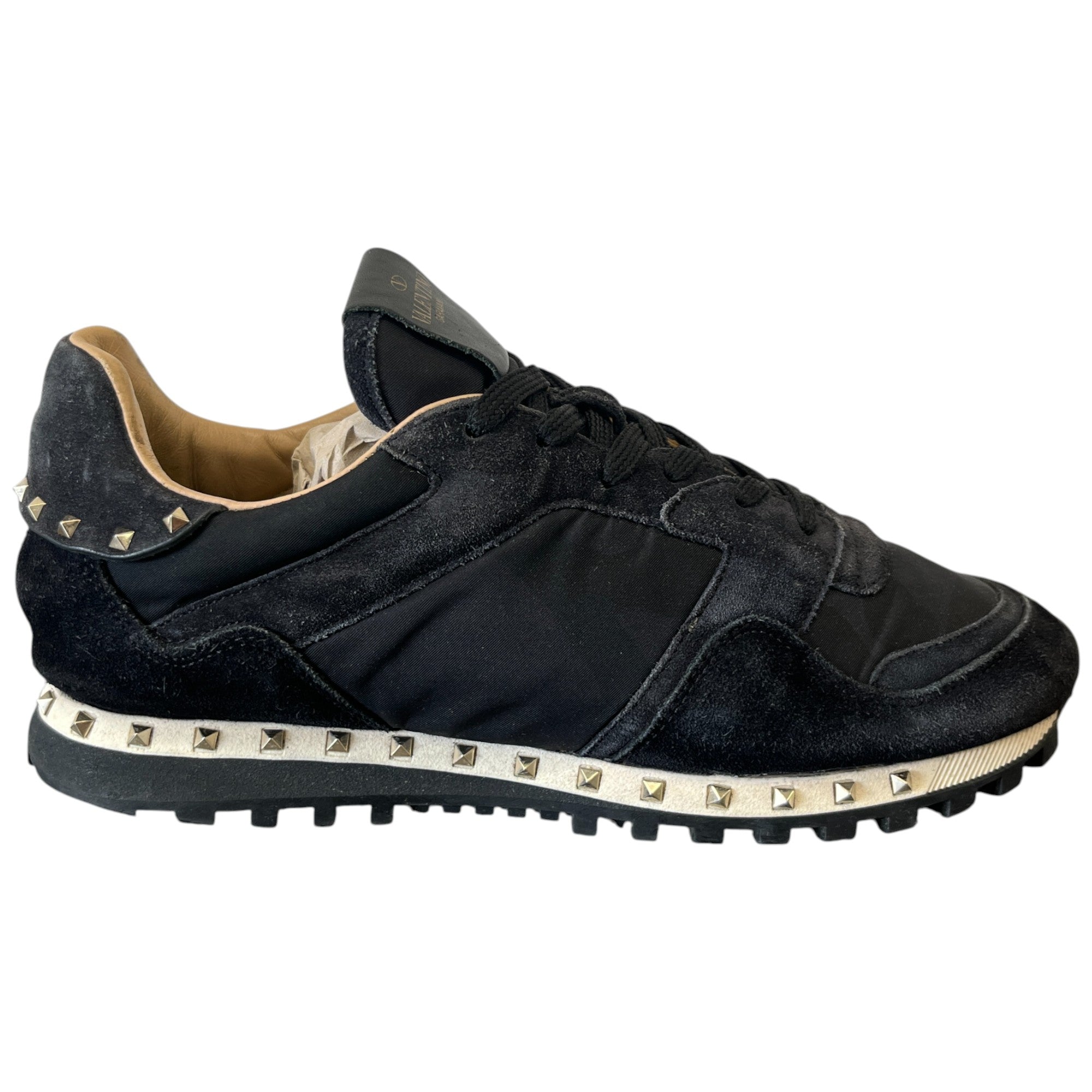 Men's Rock Runners Low Trainers Black Size EU 41 / UK 7
