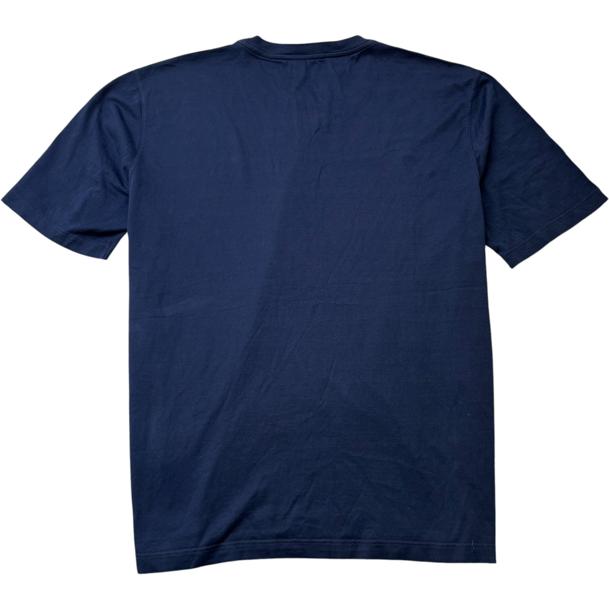 Men's Embroidered Logo T-Shirt Navy Size 5XL