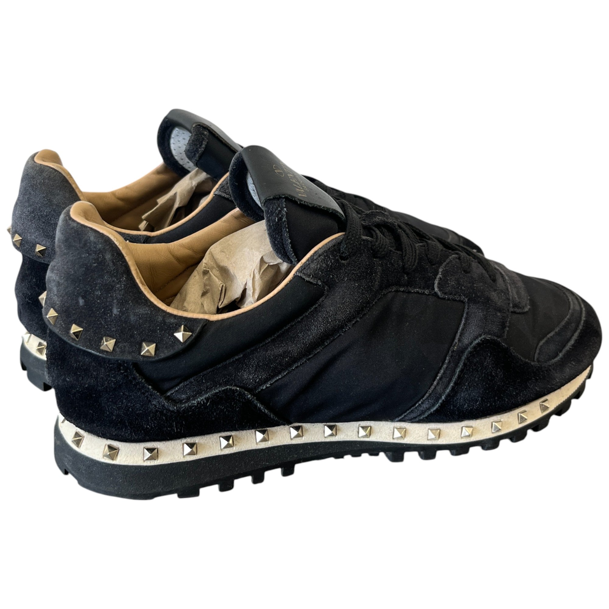 Men's Rock Runners Low Trainers Black Size EU 41 / UK 7