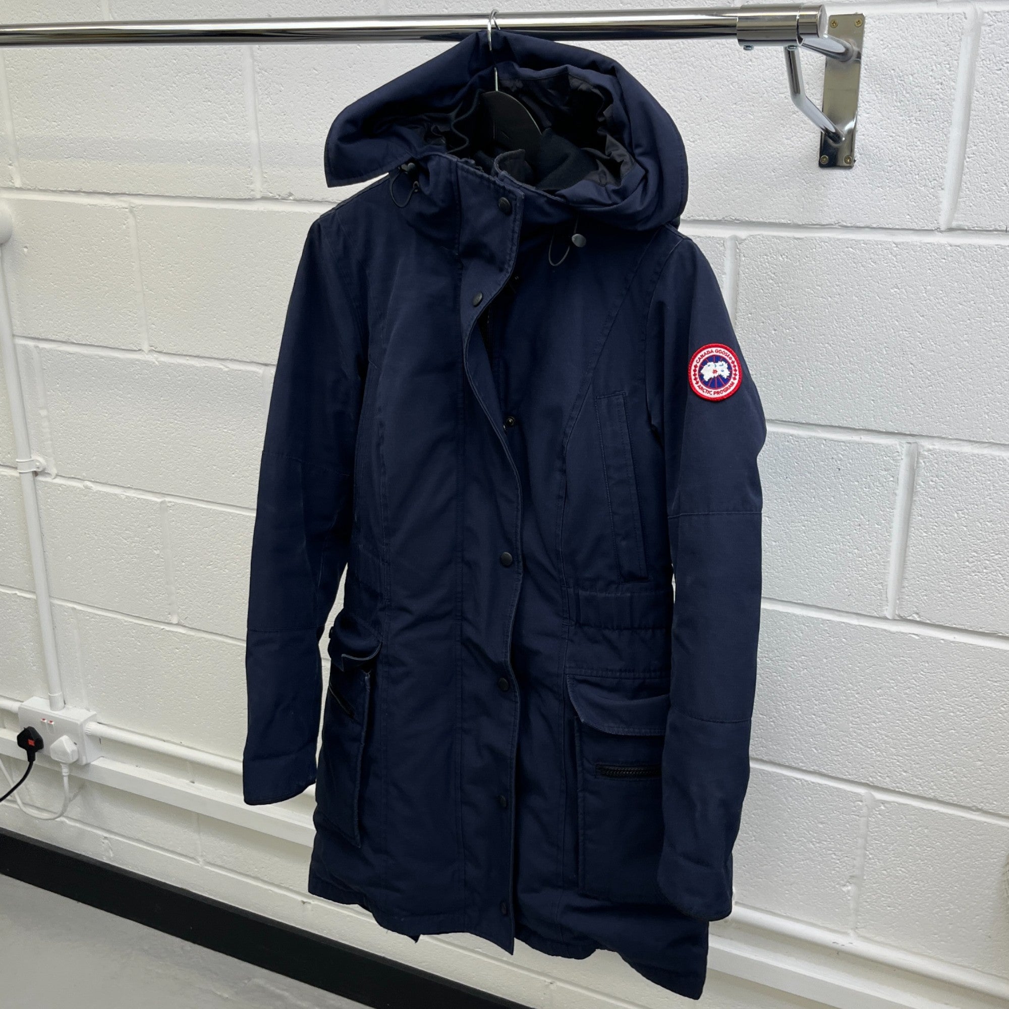 Women's Trillium Parka Down Jacket Navy Size S