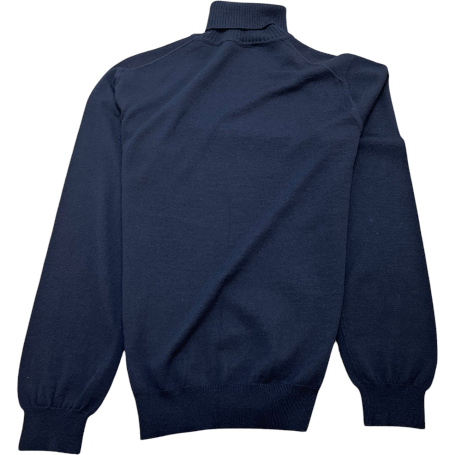Men's Heart Intarsia Jumper Navy Size XL