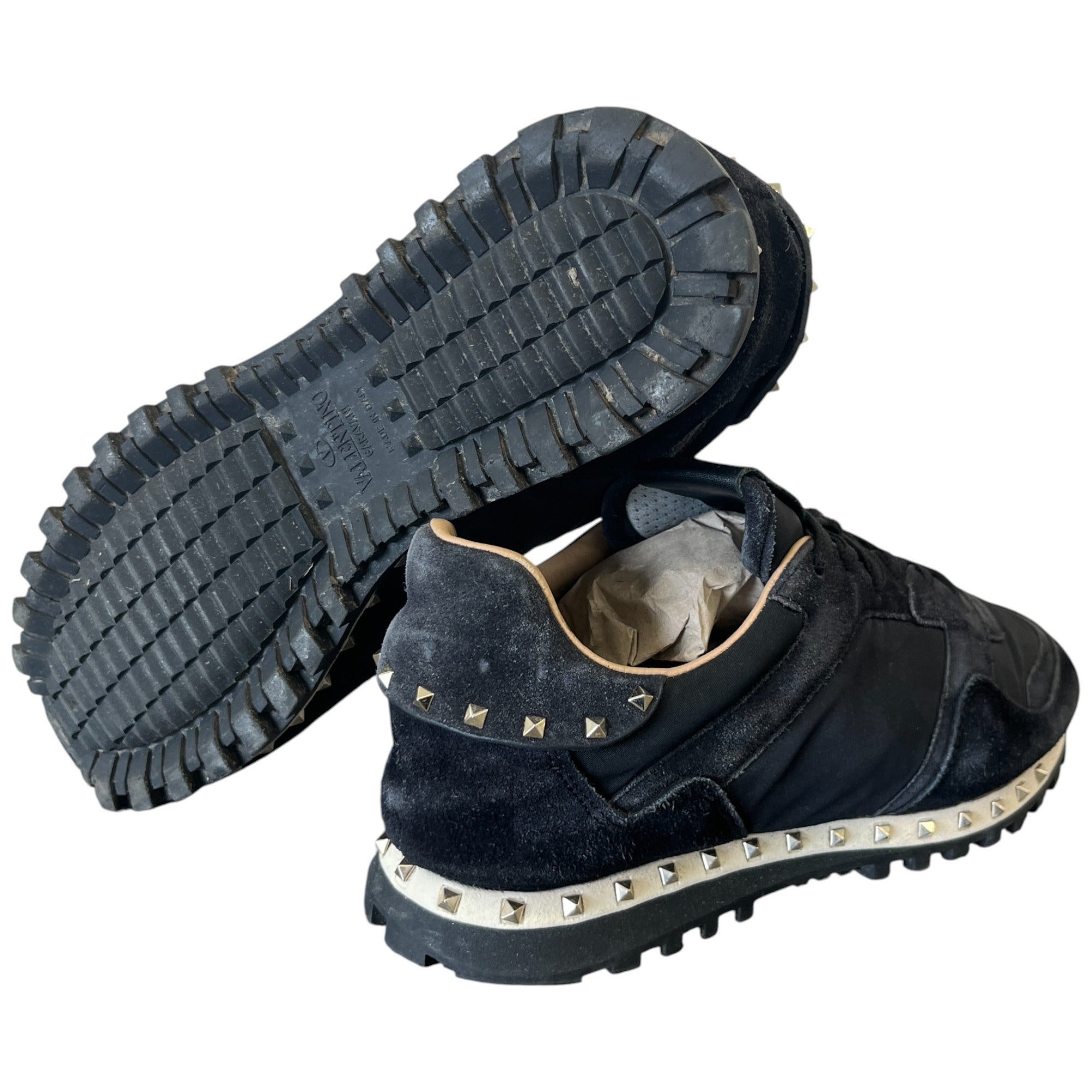 Men's Rock Runners Low Trainers Black Size EU 41 / UK 7