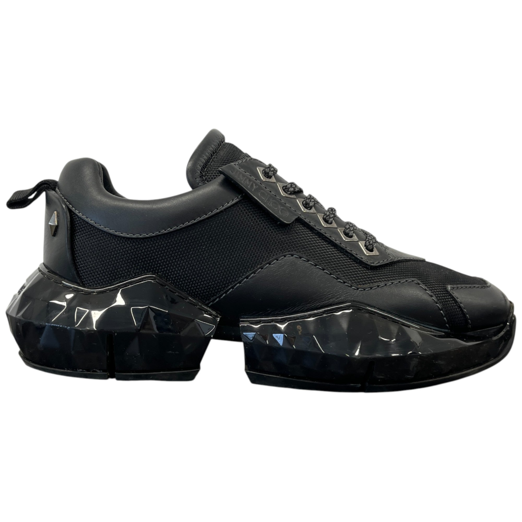 Men's Diamond Low Trainers Black Size EU 40 / UK 6