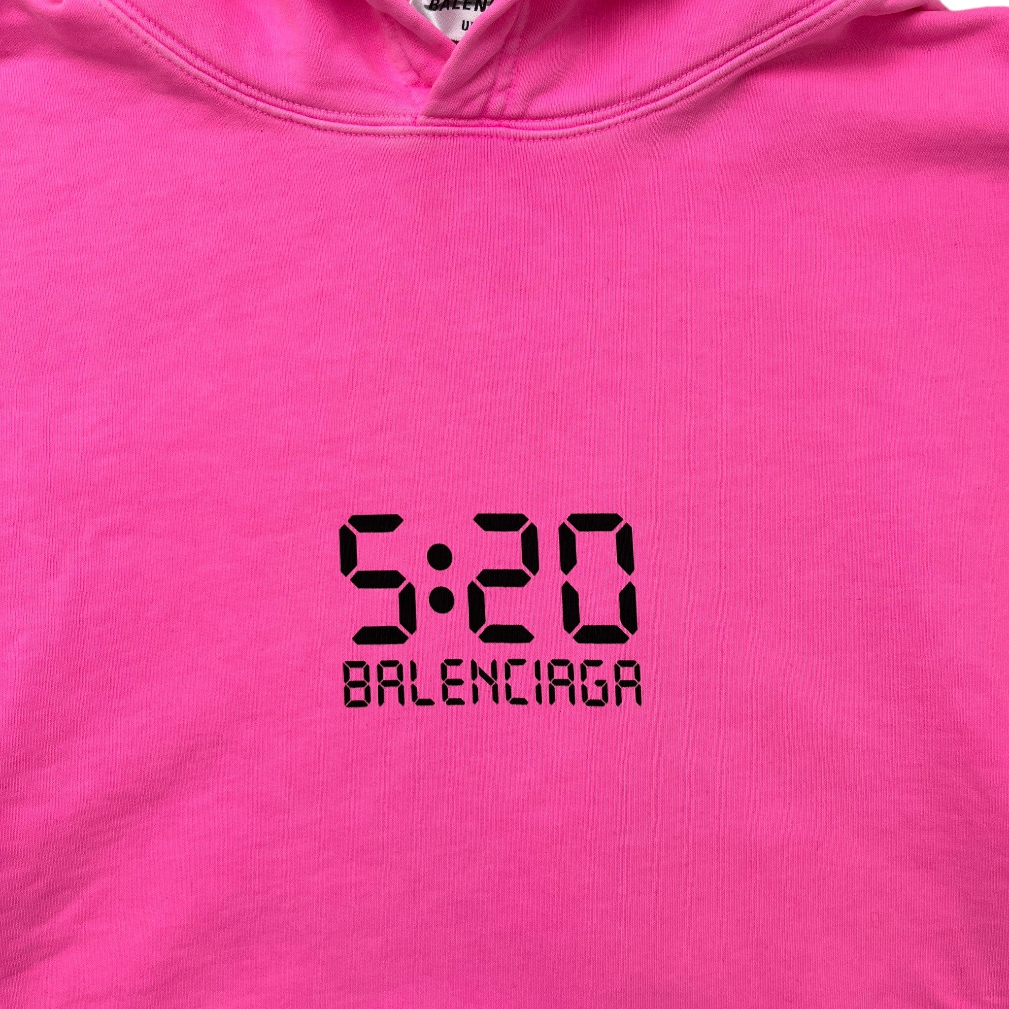 Men's 5:20 Graphic Logo Hoodie Pink Size XXL