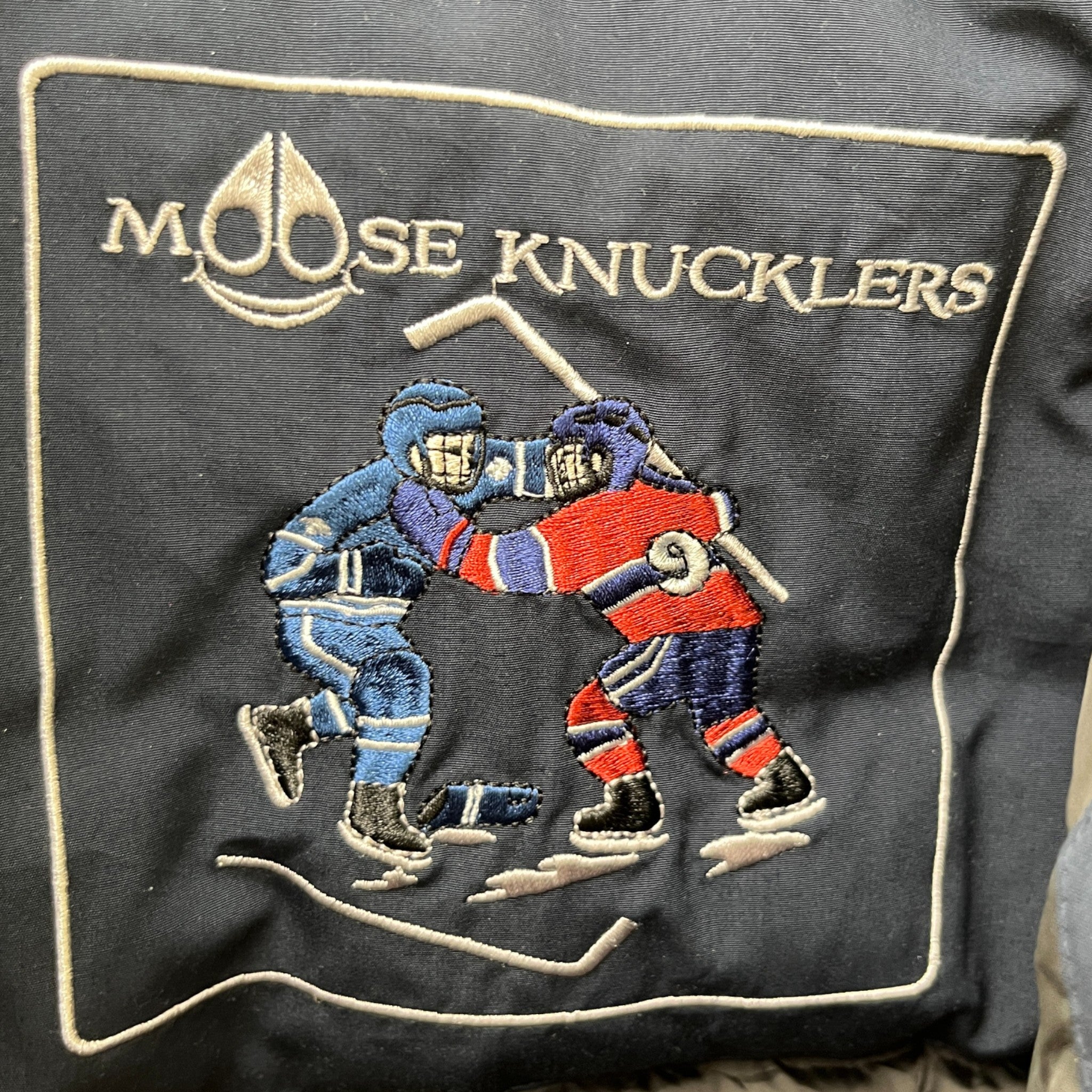 Men's 3Q Junior 10-12 Down Jacket Navy Size M