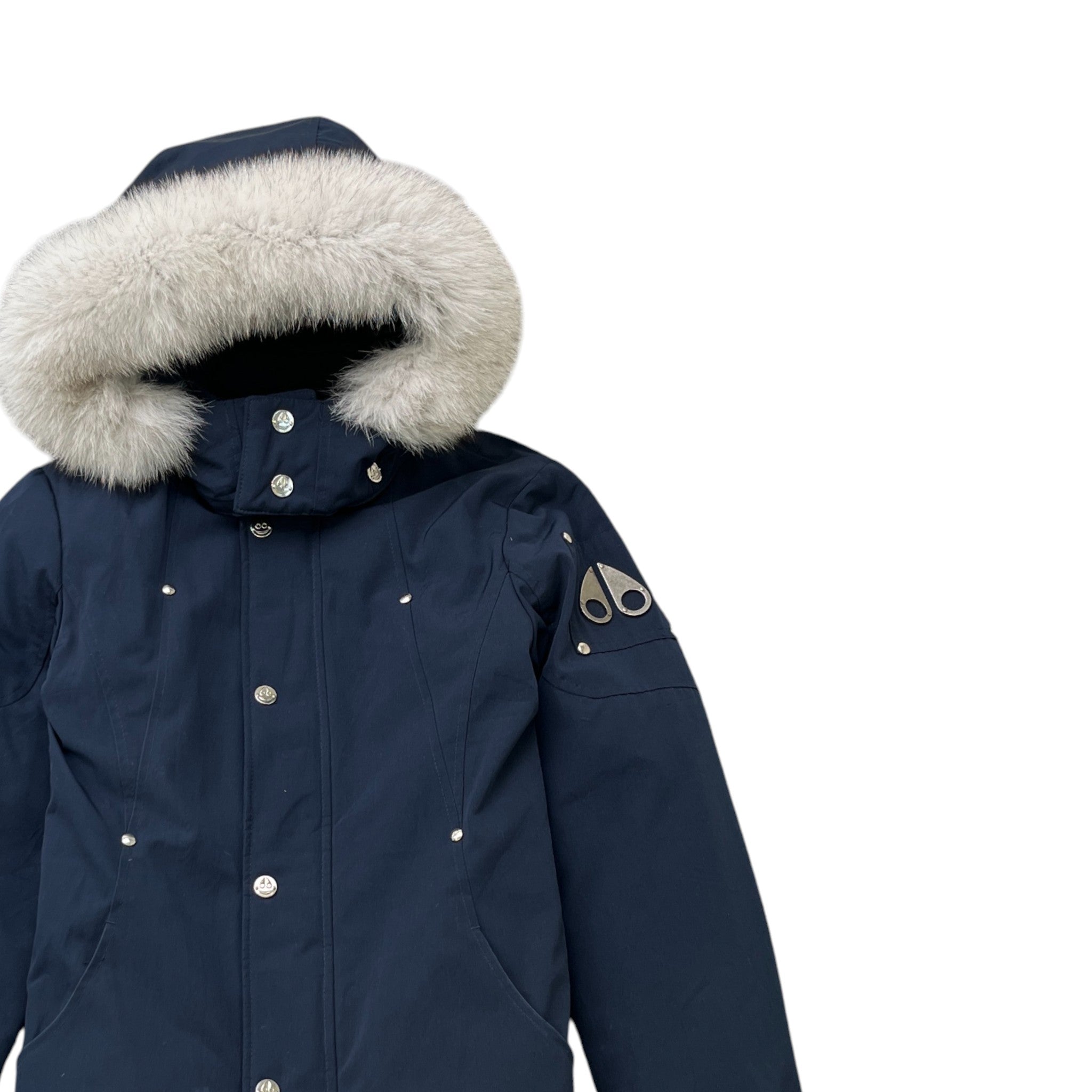 Men's 3Q Junior 10-12 Down Jacket Navy Size M