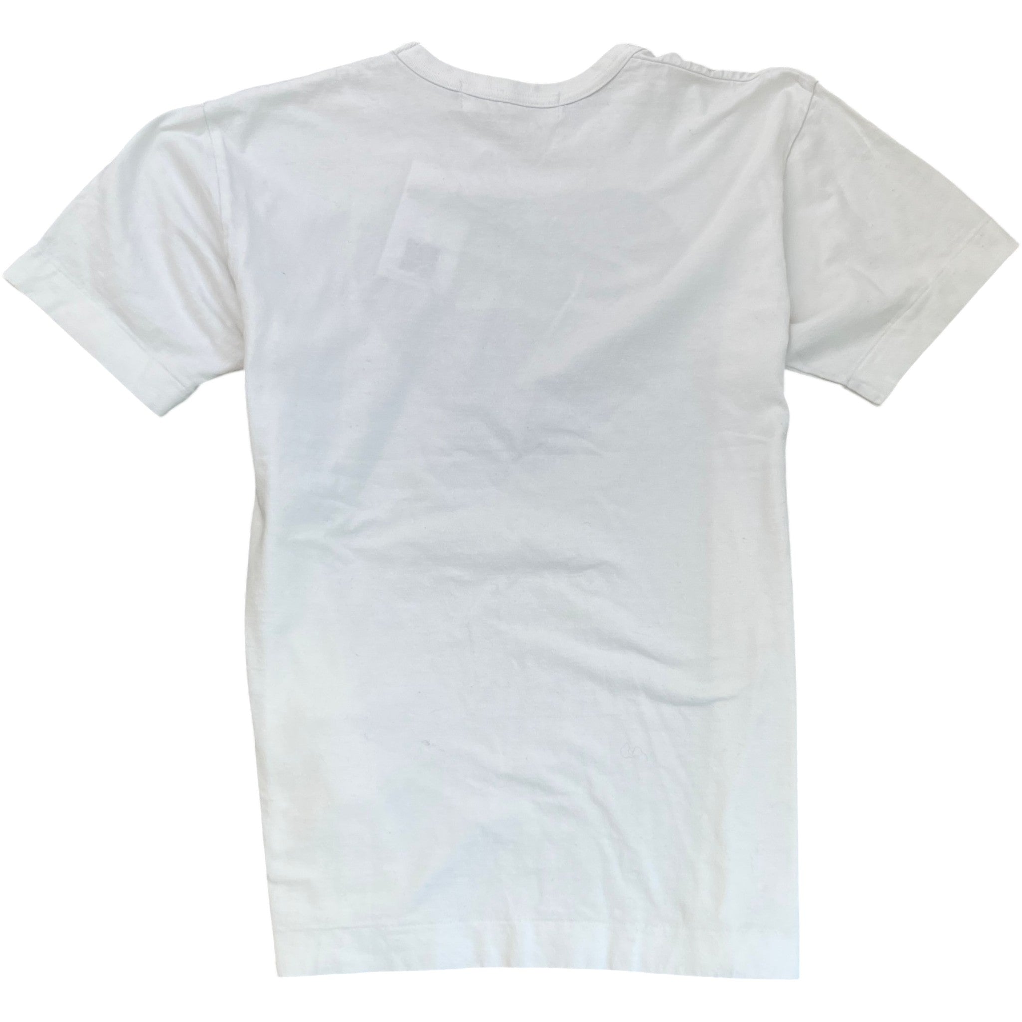 Men's Play Peeping Heart T-Shirt White Size M