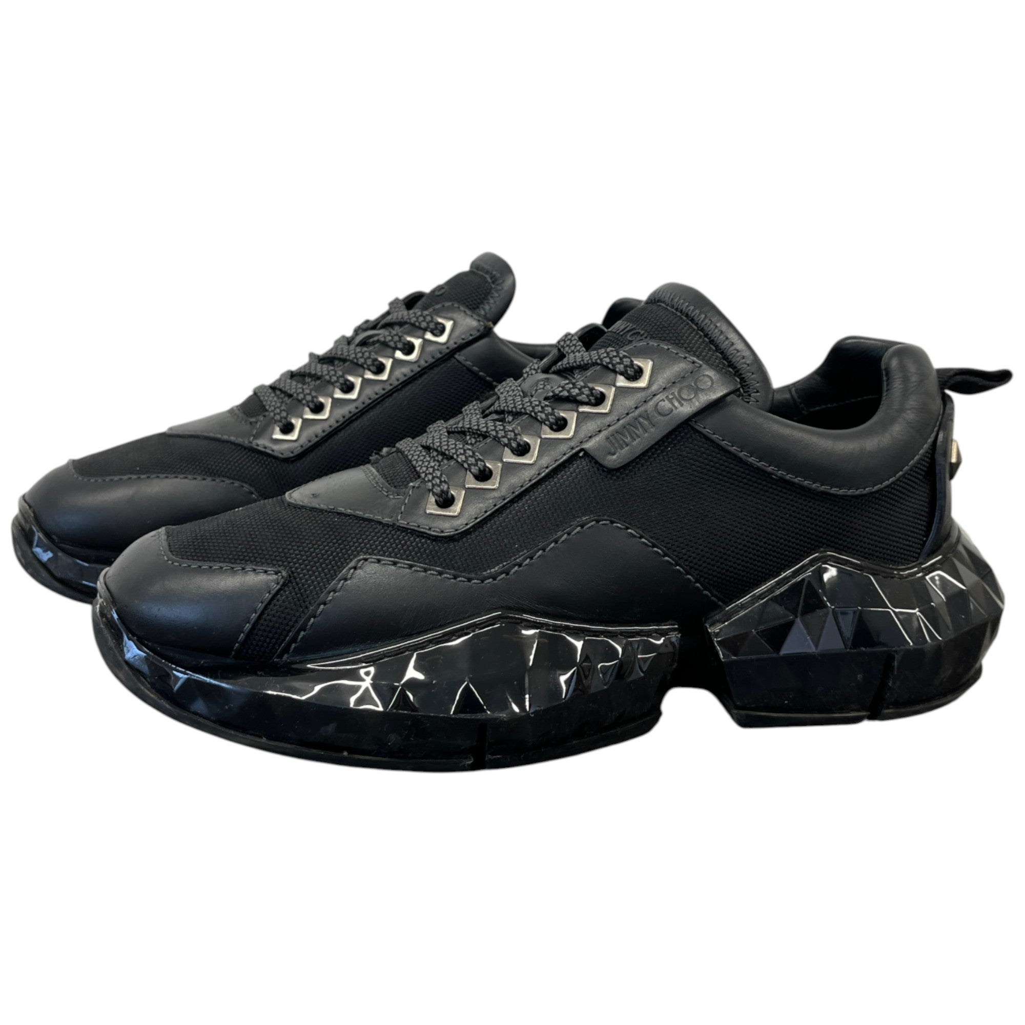 Men's Diamond Low Trainers Black Size EU 40 / UK 6