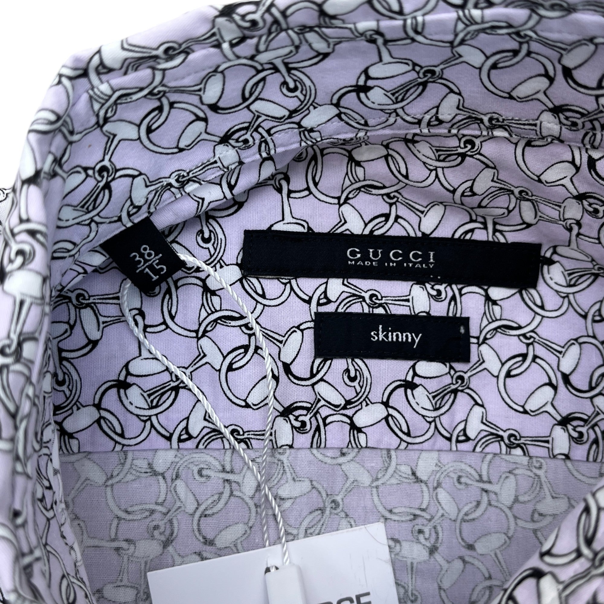 Men's Horsebit Shirt Purple Size S