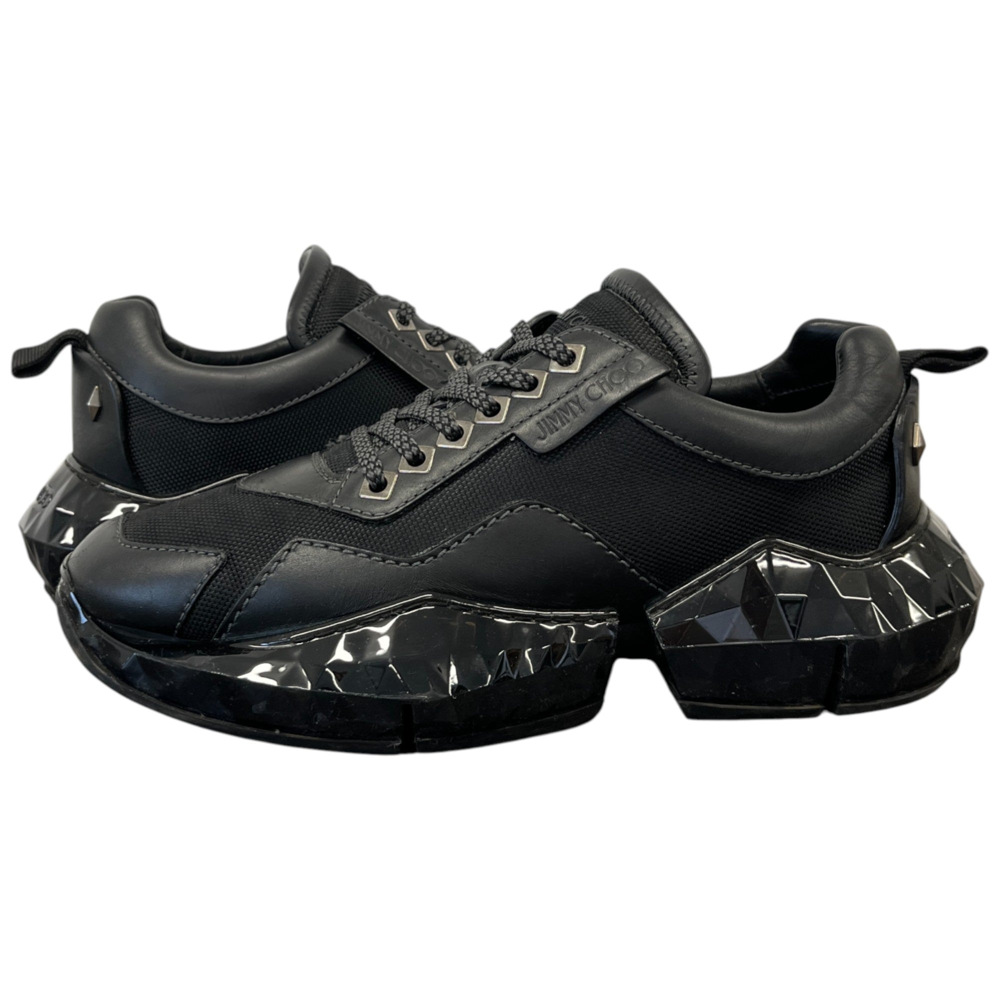 Men's Diamond Low Trainers Black Size EU 40 / UK 6