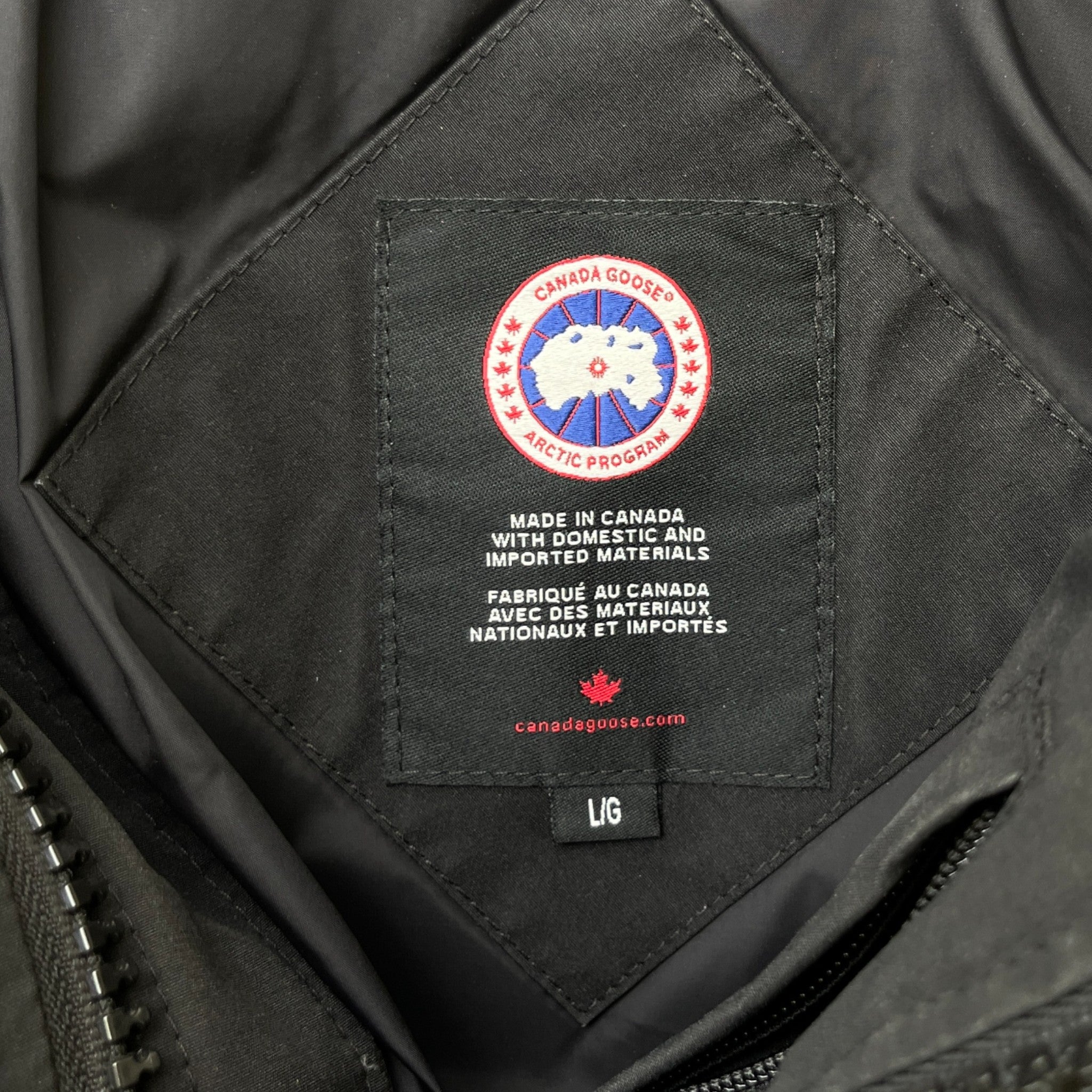 Men's Woolford Down Jacket Black Size L