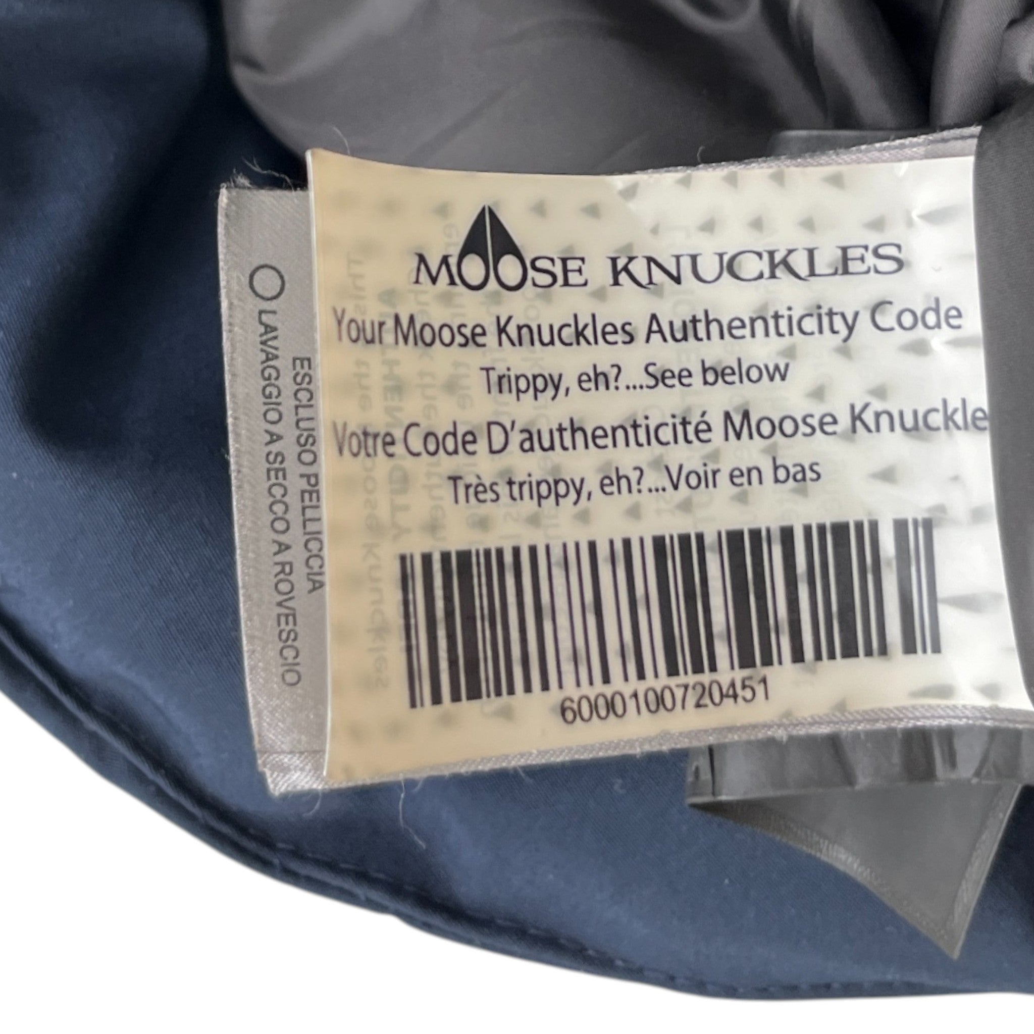 Men's 3Q Junior 10-12 Down Jacket Navy Size M