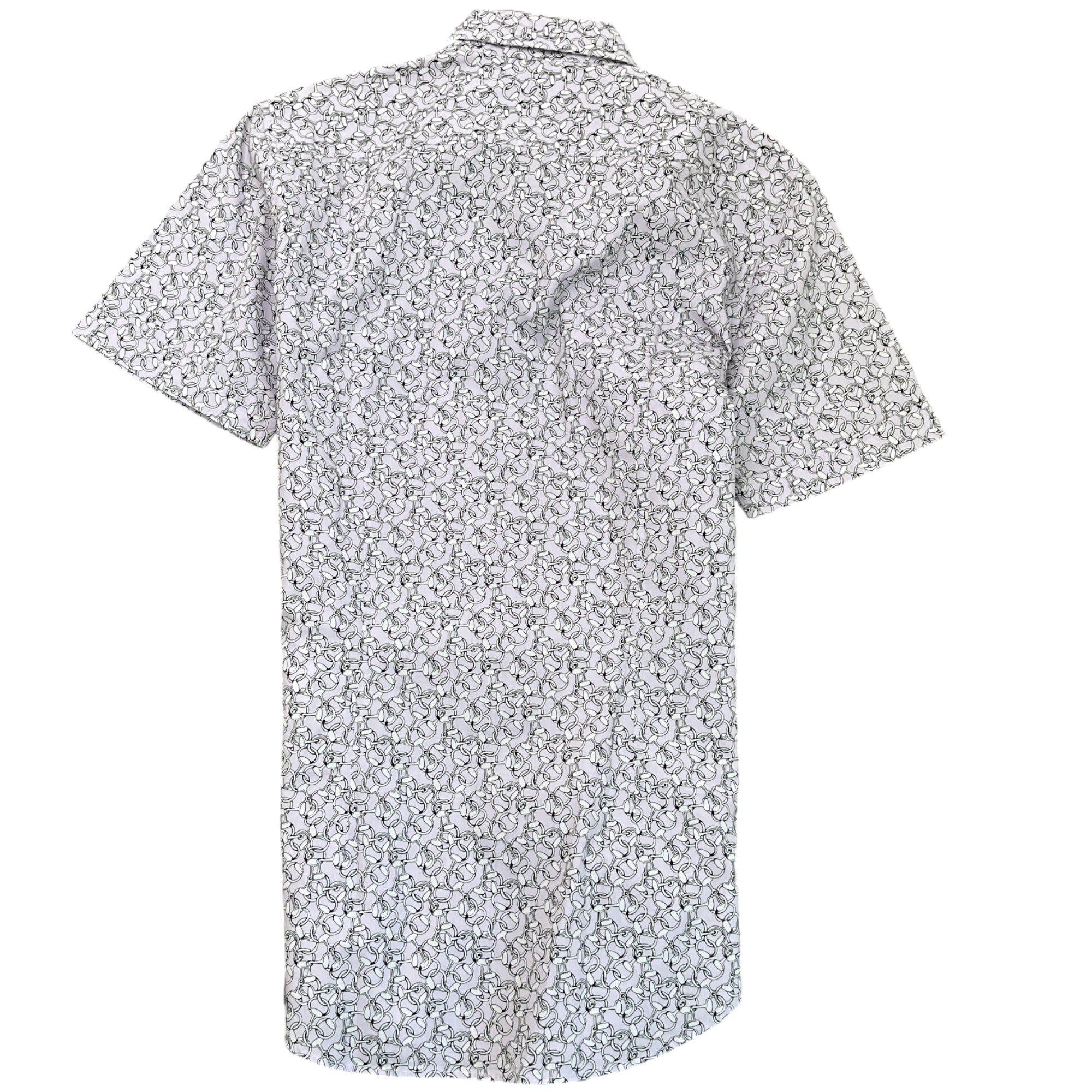 Men's Horsebit Shirt Purple Size S