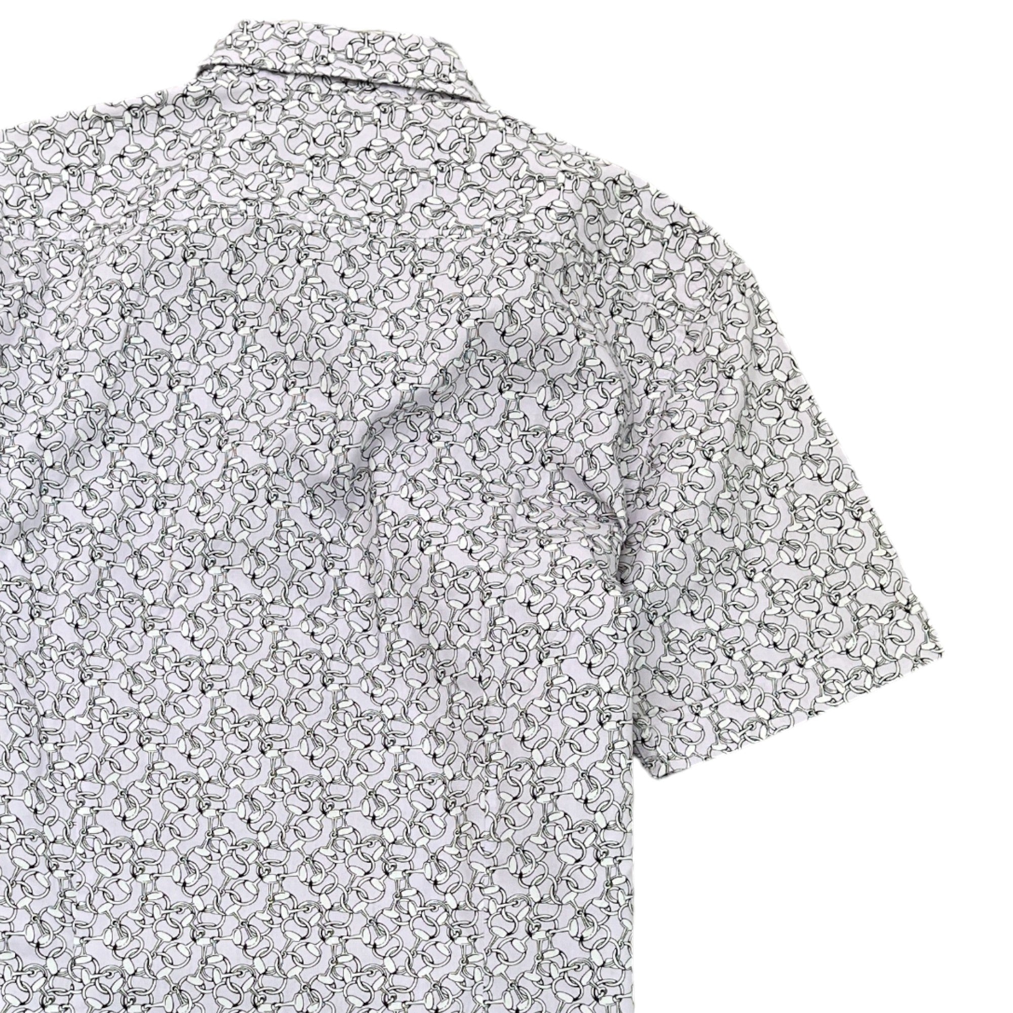 Men's Horsebit Shirt Purple Size S