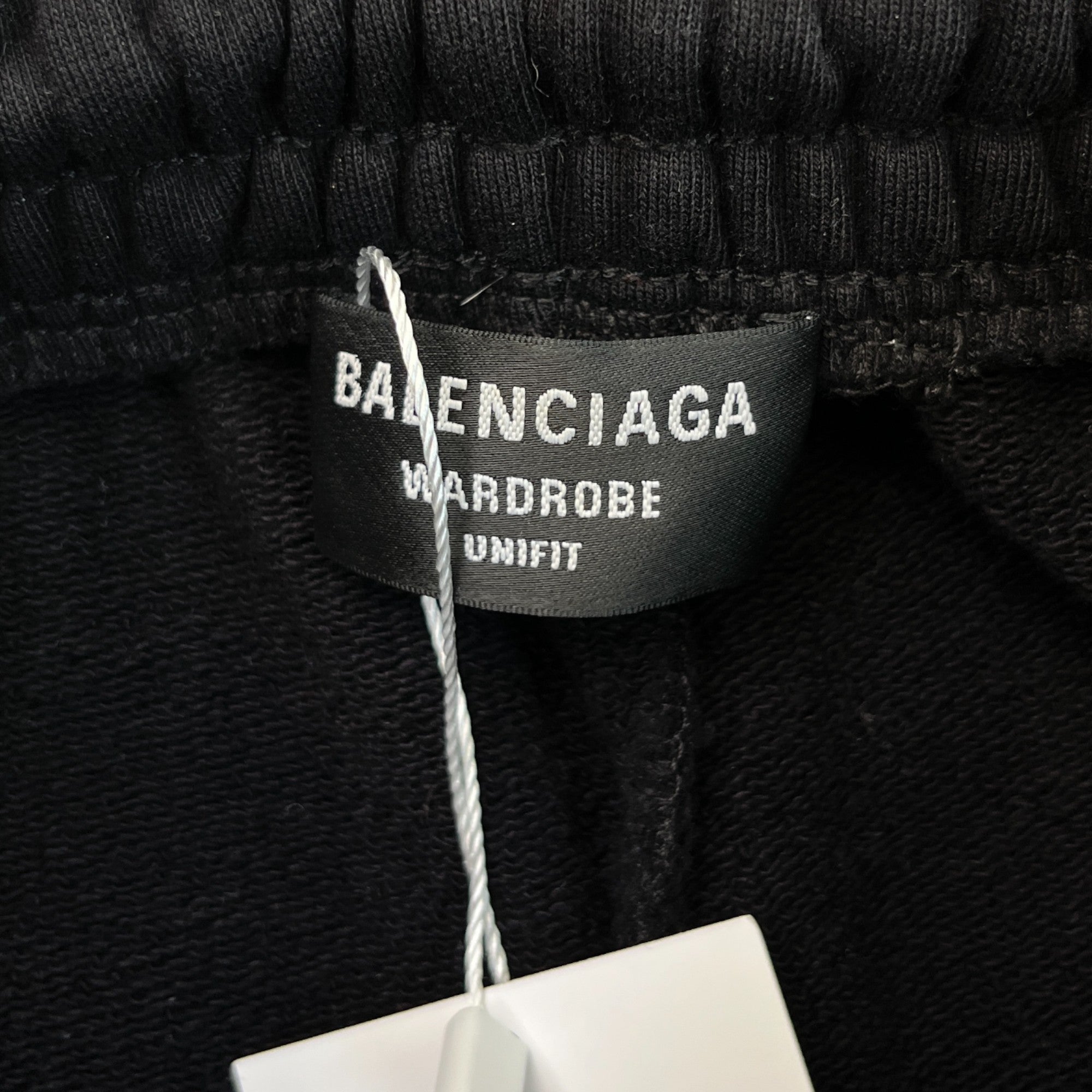 Men's Political Logo Print Shorts Black Size XXS