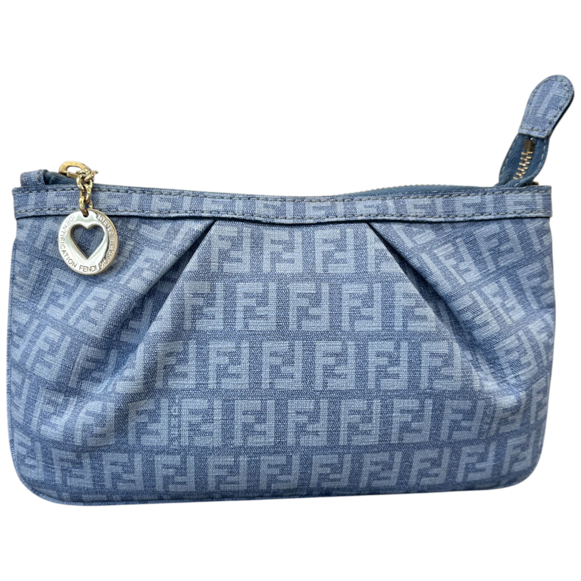 Women's Ff Zucchino Shoulder Bag Blue