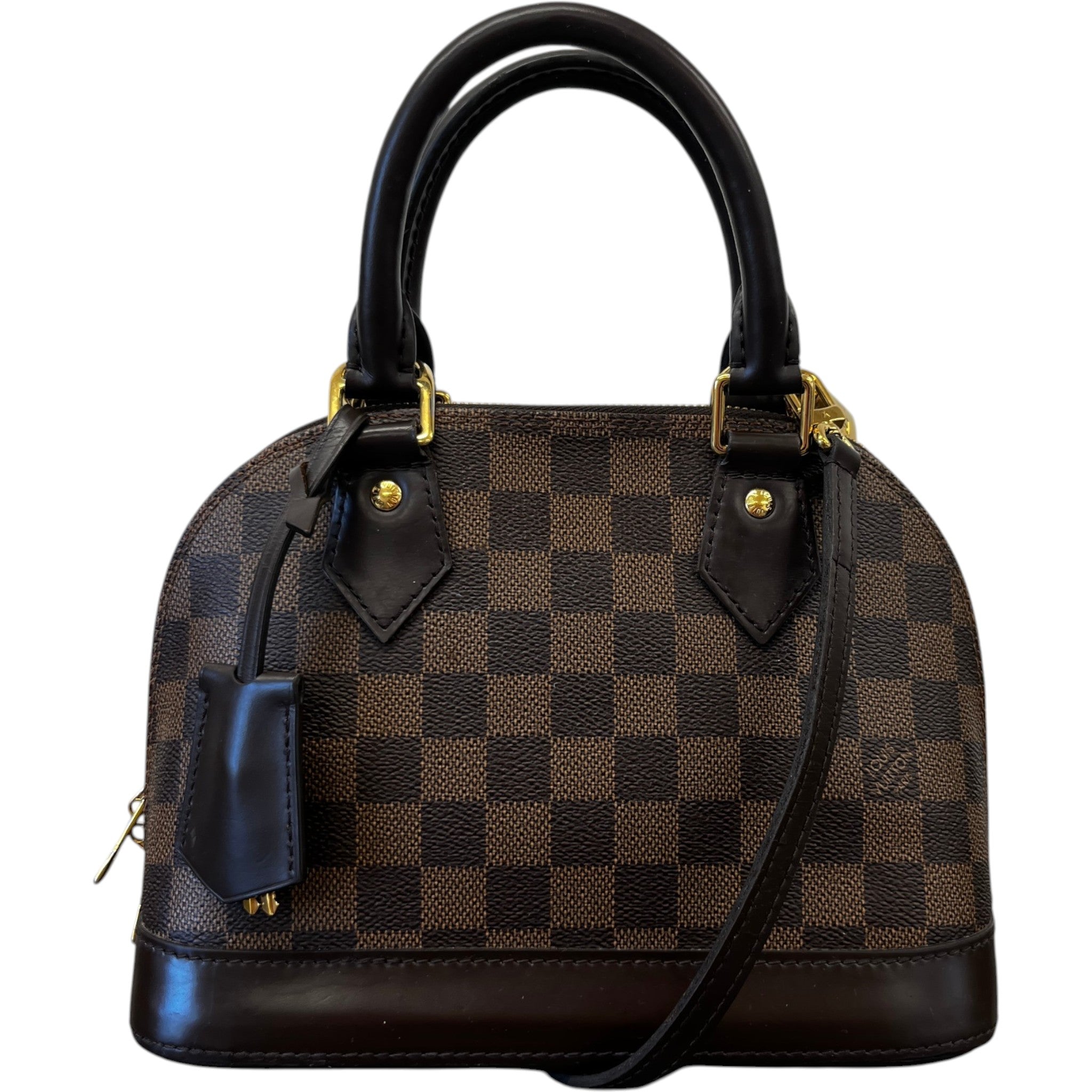 Women's Damier Ebene Alma Bb Bag Brown