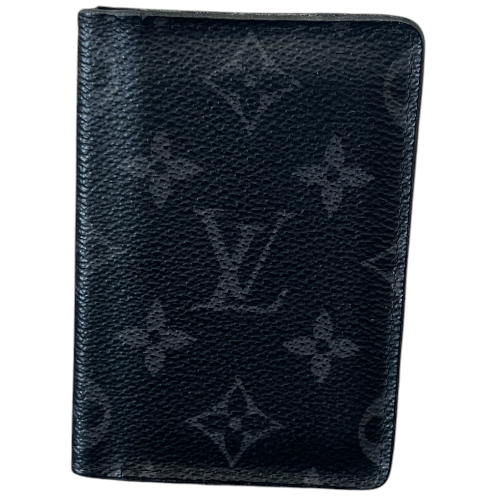 Men's Monogram Pocket Organiser Wallet Black