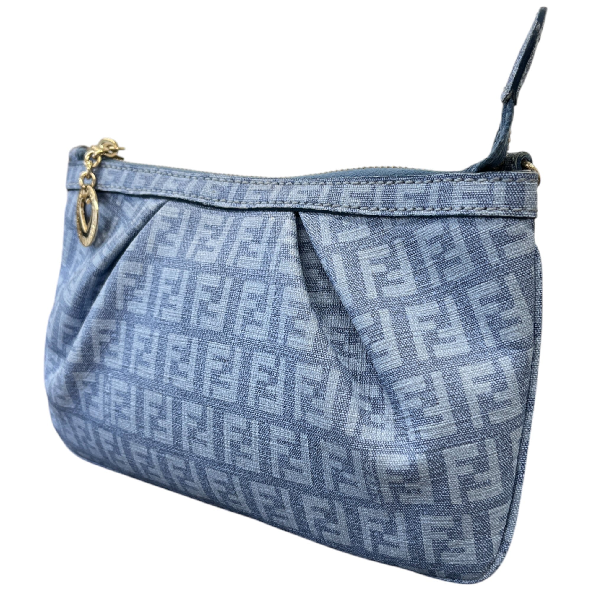 Women's Ff Zucchino Shoulder Bag Blue
