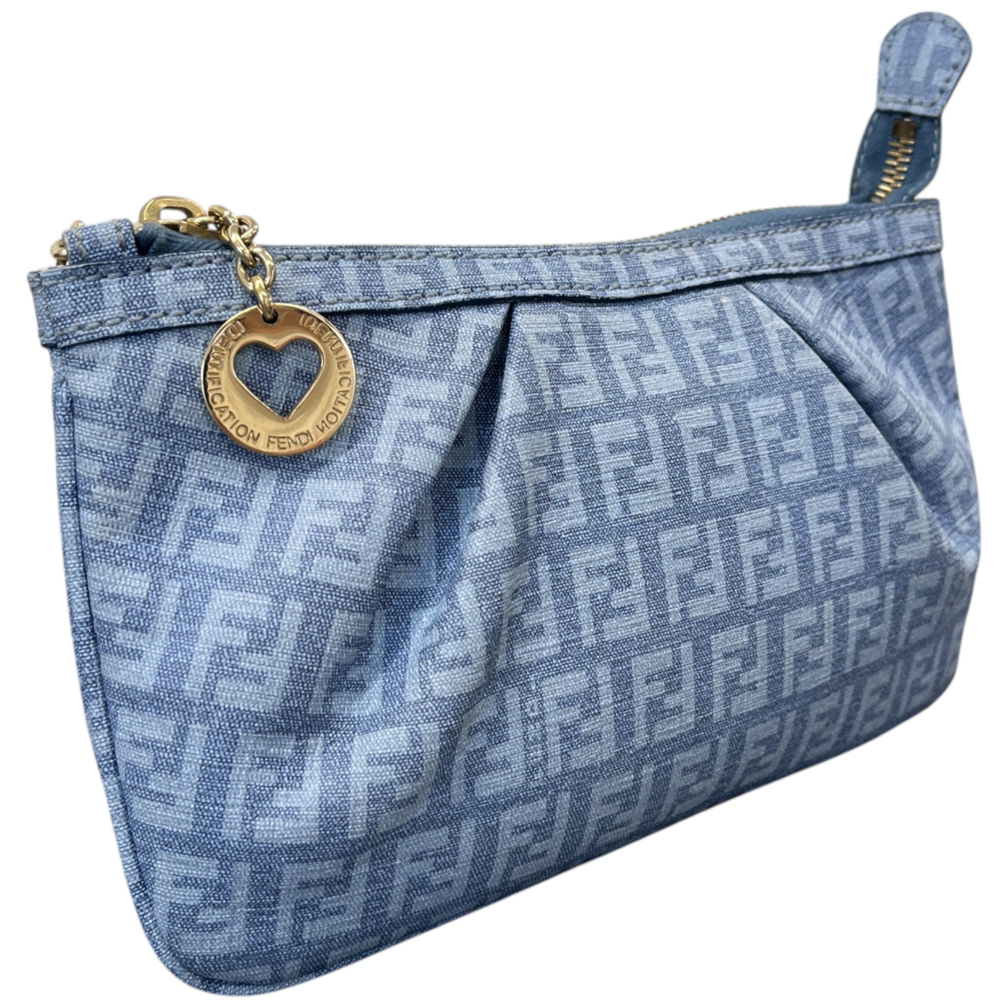 Women's Ff Zucchino Shoulder Bag Blue