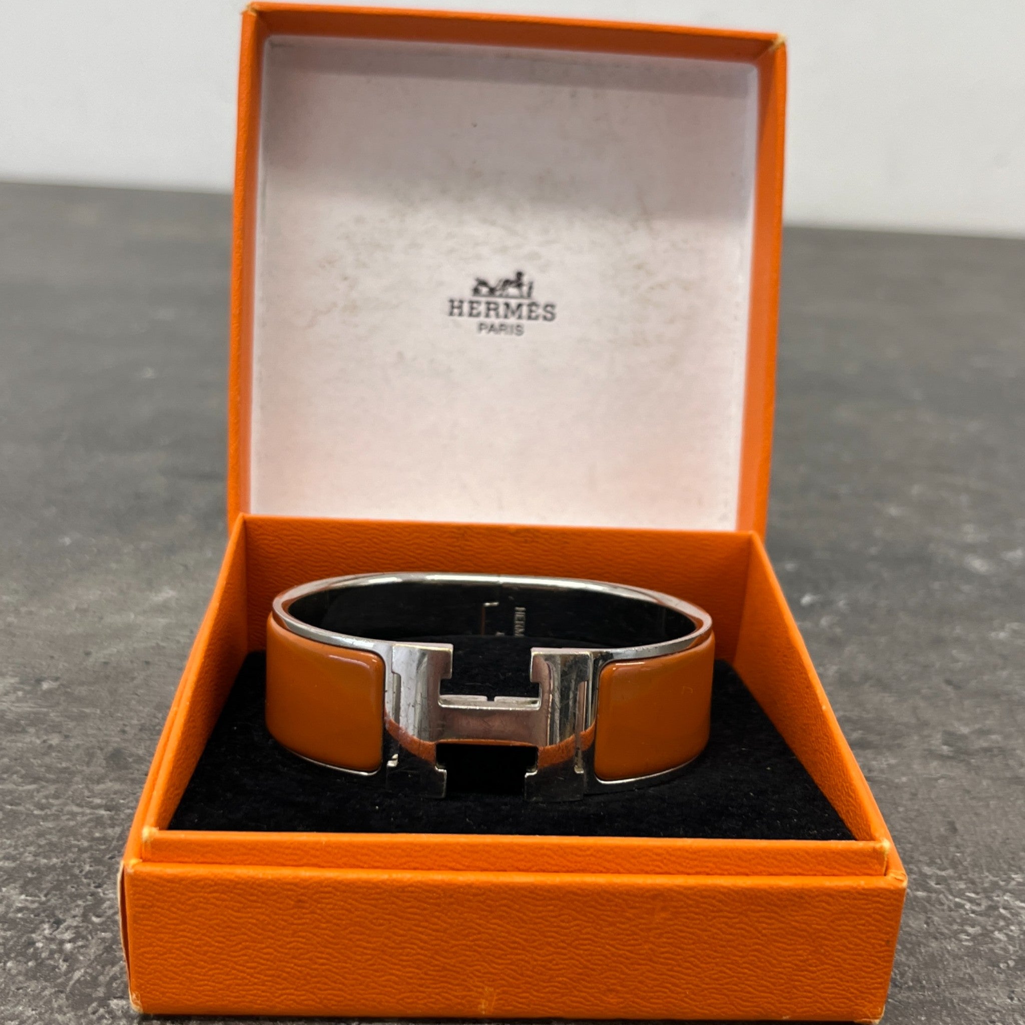 Women's Clic H Bracelet Brown Size L