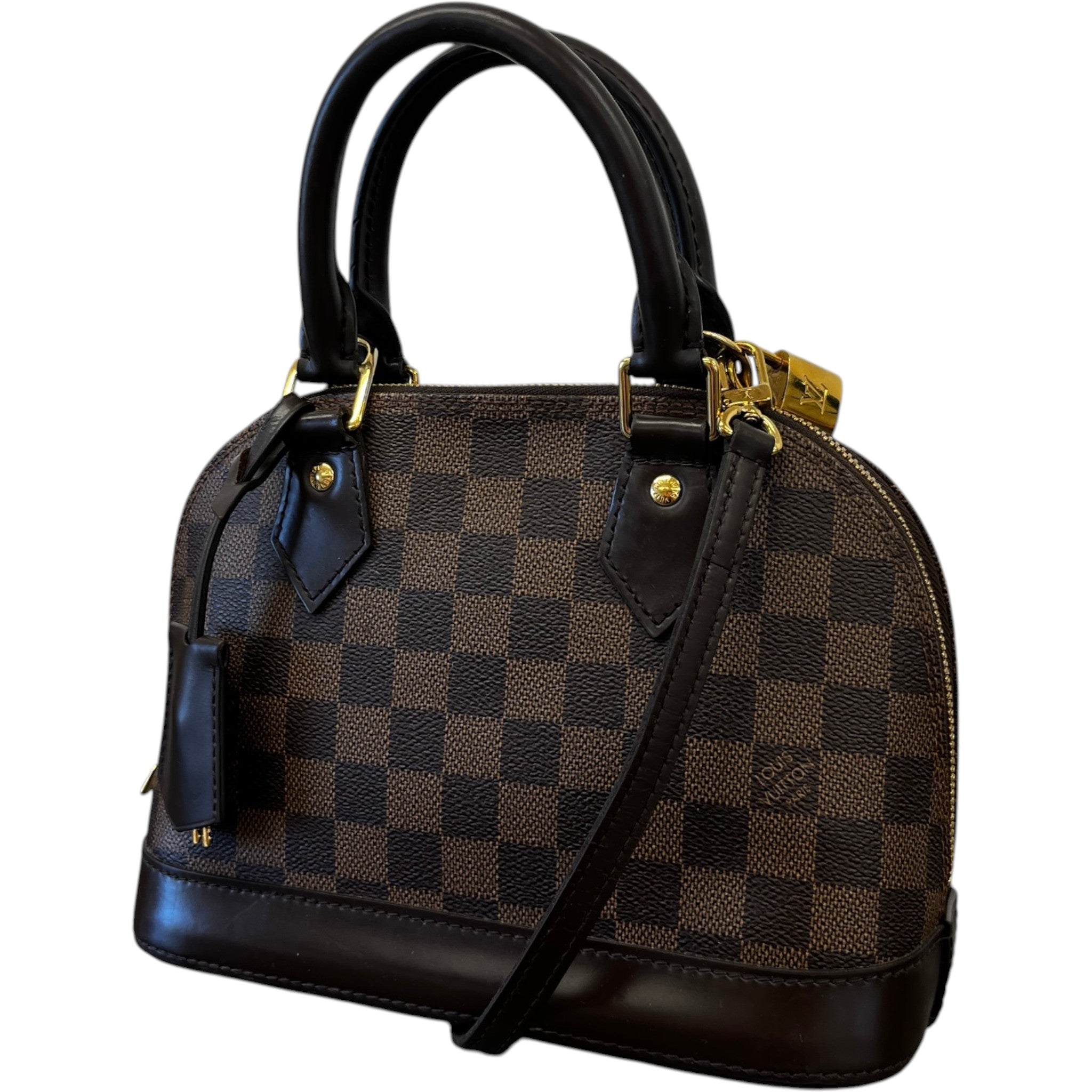 Women's Damier Ebene Alma Bb Bag Brown