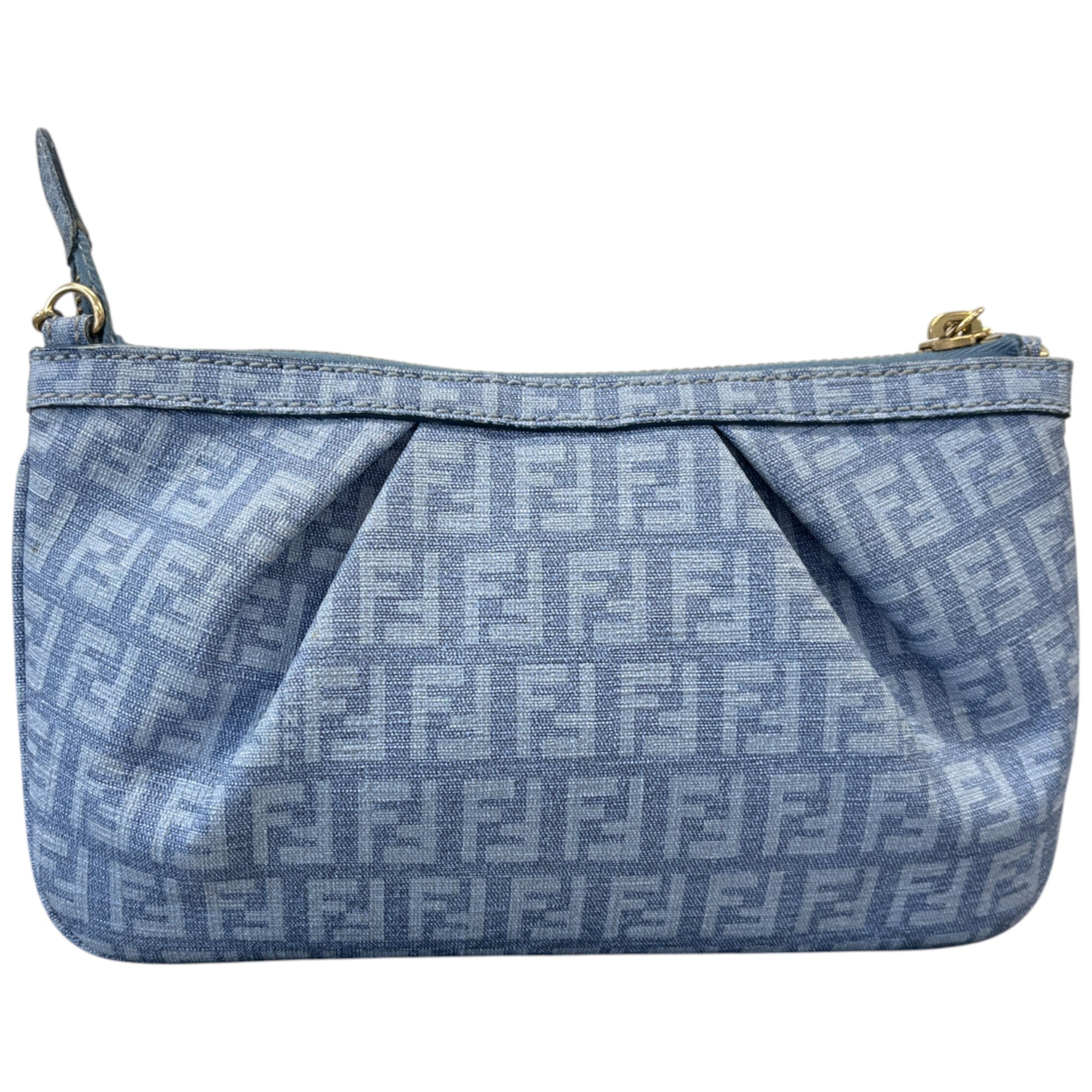 Women's Ff Zucchino Shoulder Bag Blue