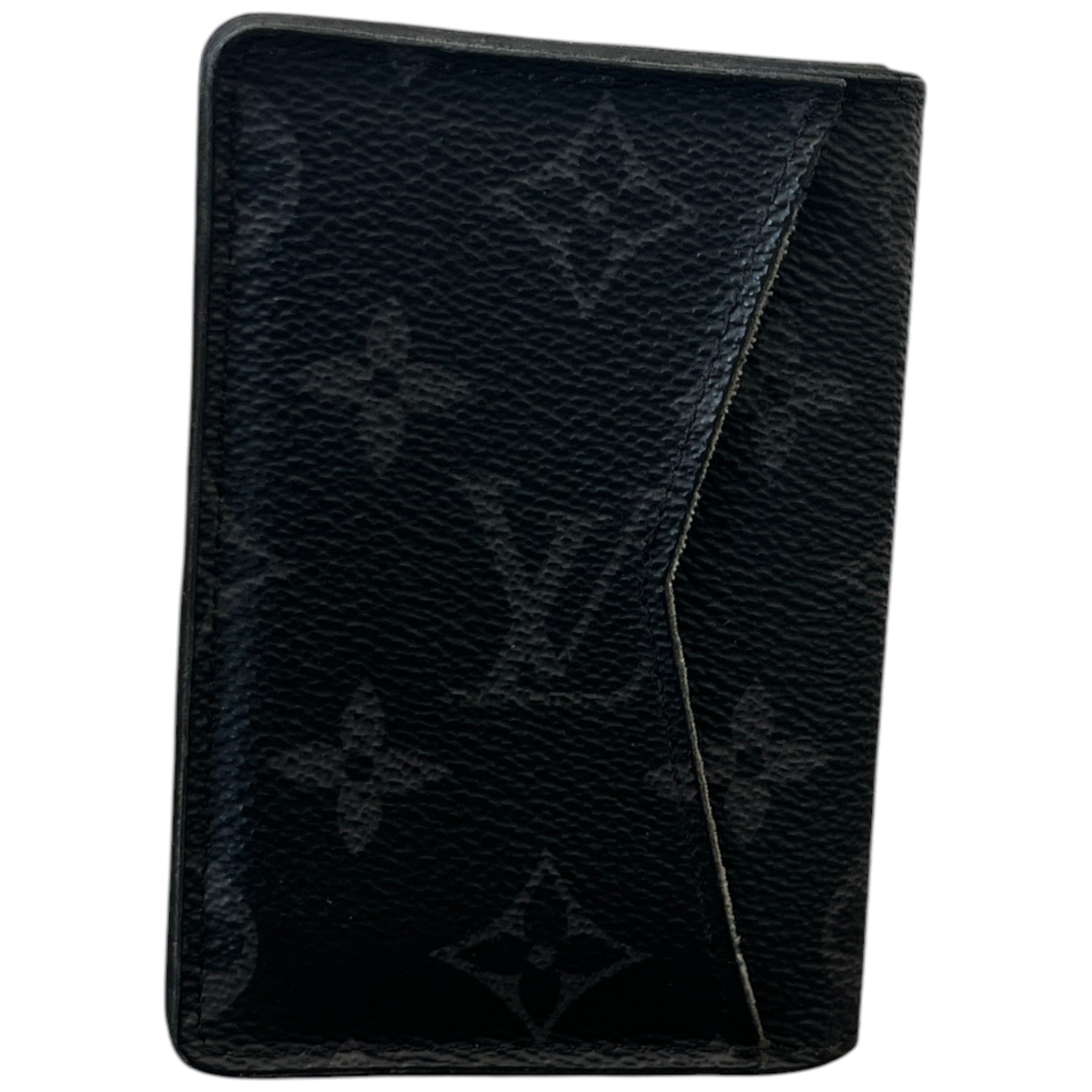 Men's Monogram Pocket Organiser Wallet Black