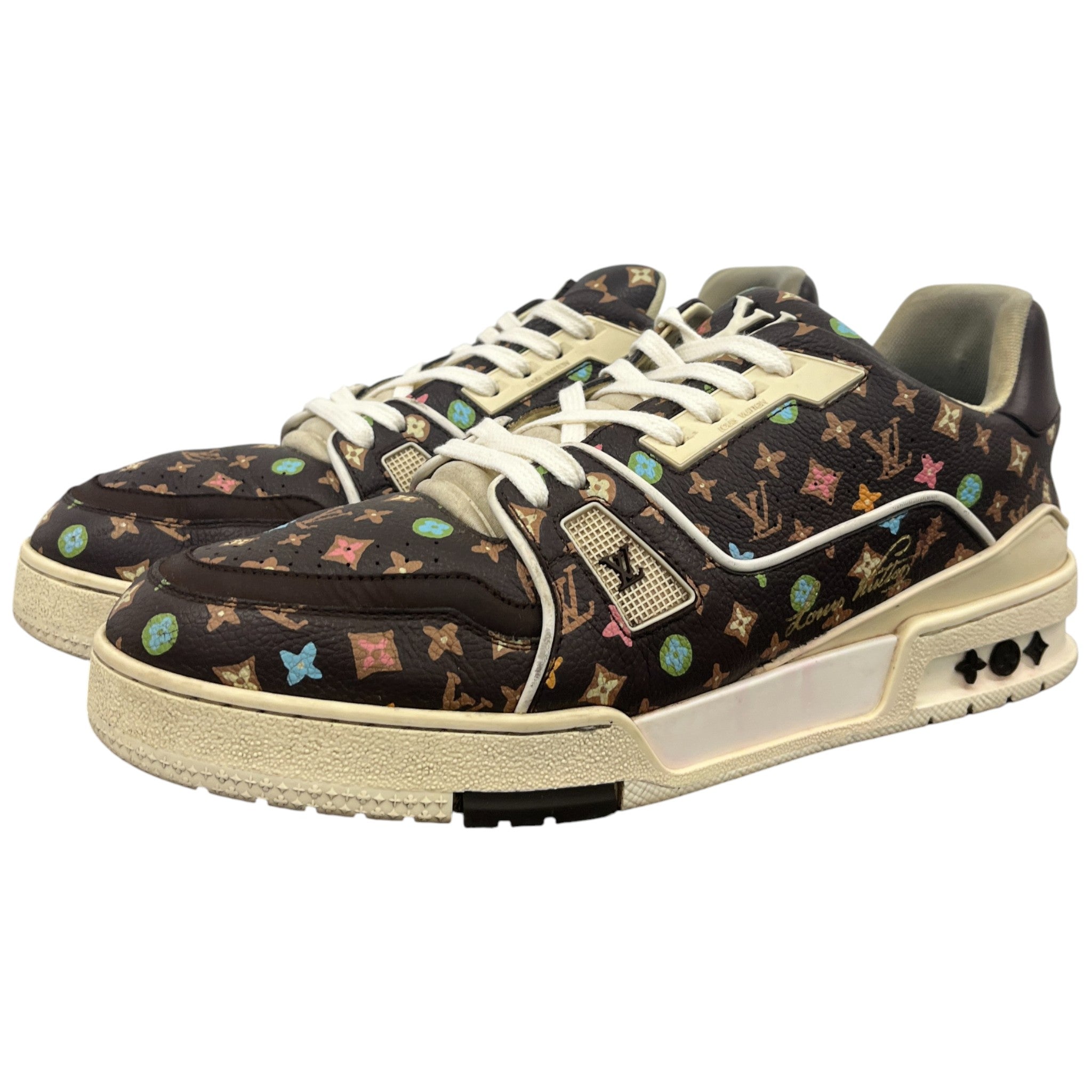 Men's X Tyler The Creator Lv Low Trainers Brown Size EU 42 / UK 8