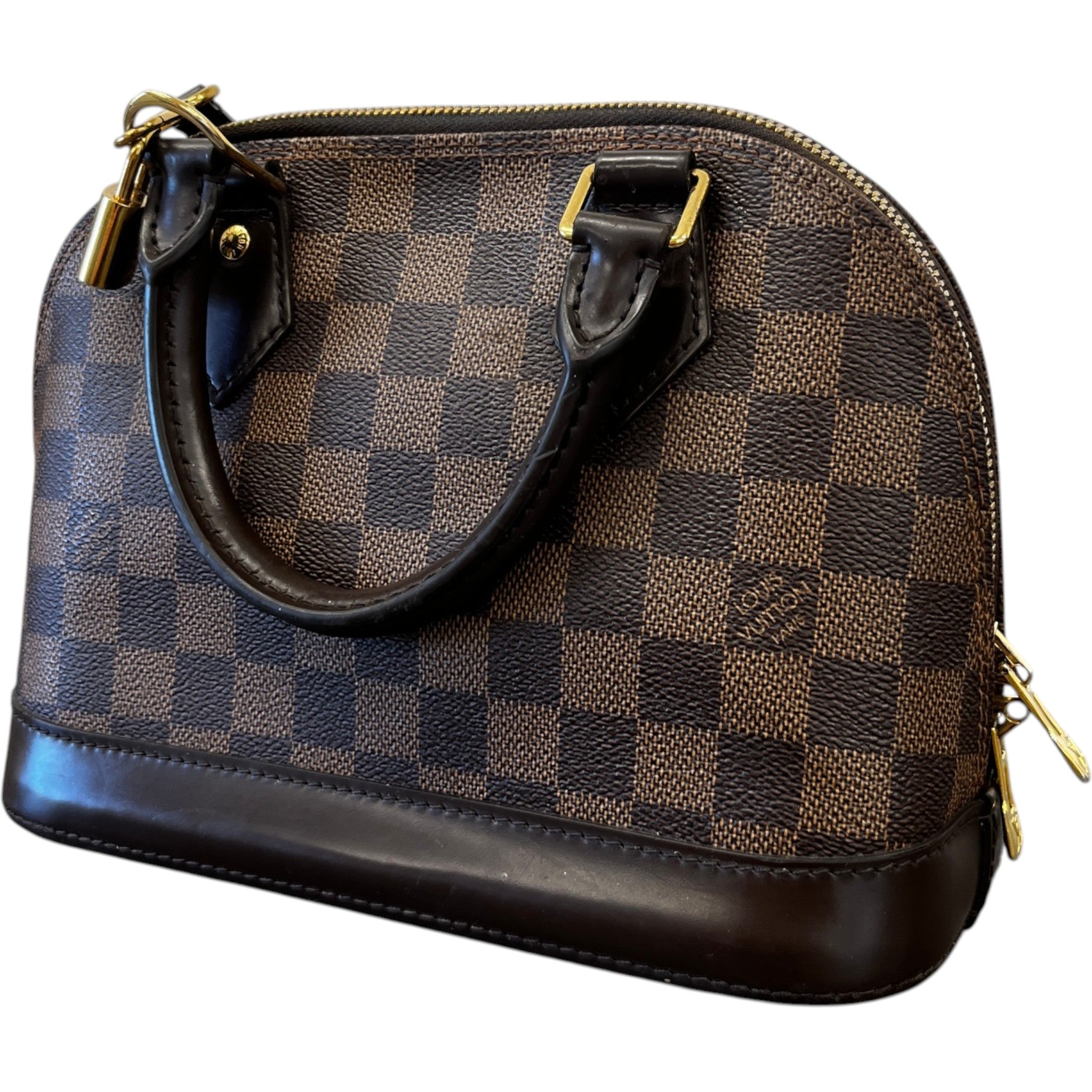 Women's Damier Ebene Alma Bb Bag Brown