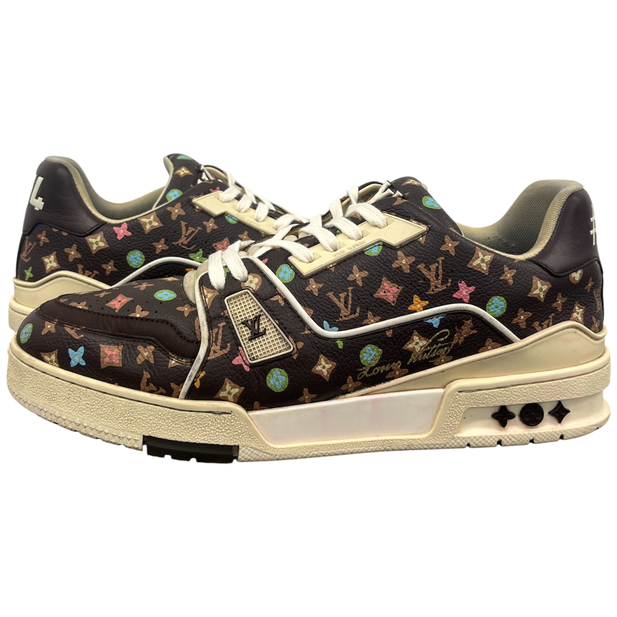 Men's X Tyler The Creator Lv Low Trainers Brown Size EU 42 / UK 8