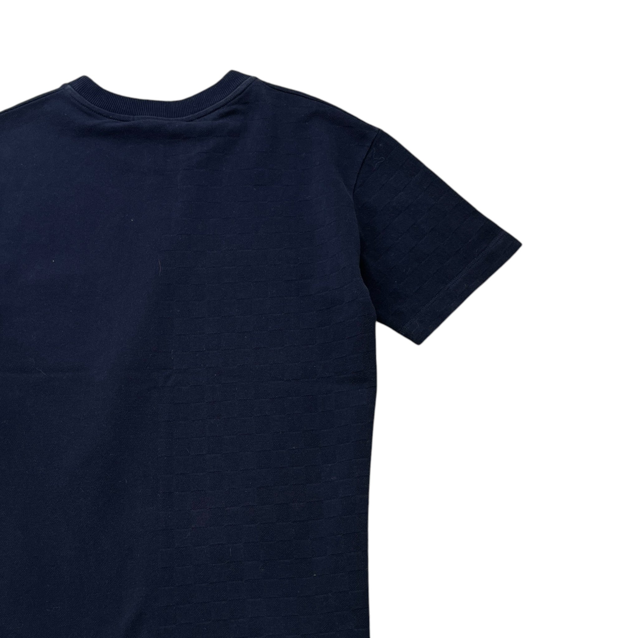 Men's Half Damier Pocket T-Shirt Navy Size XS