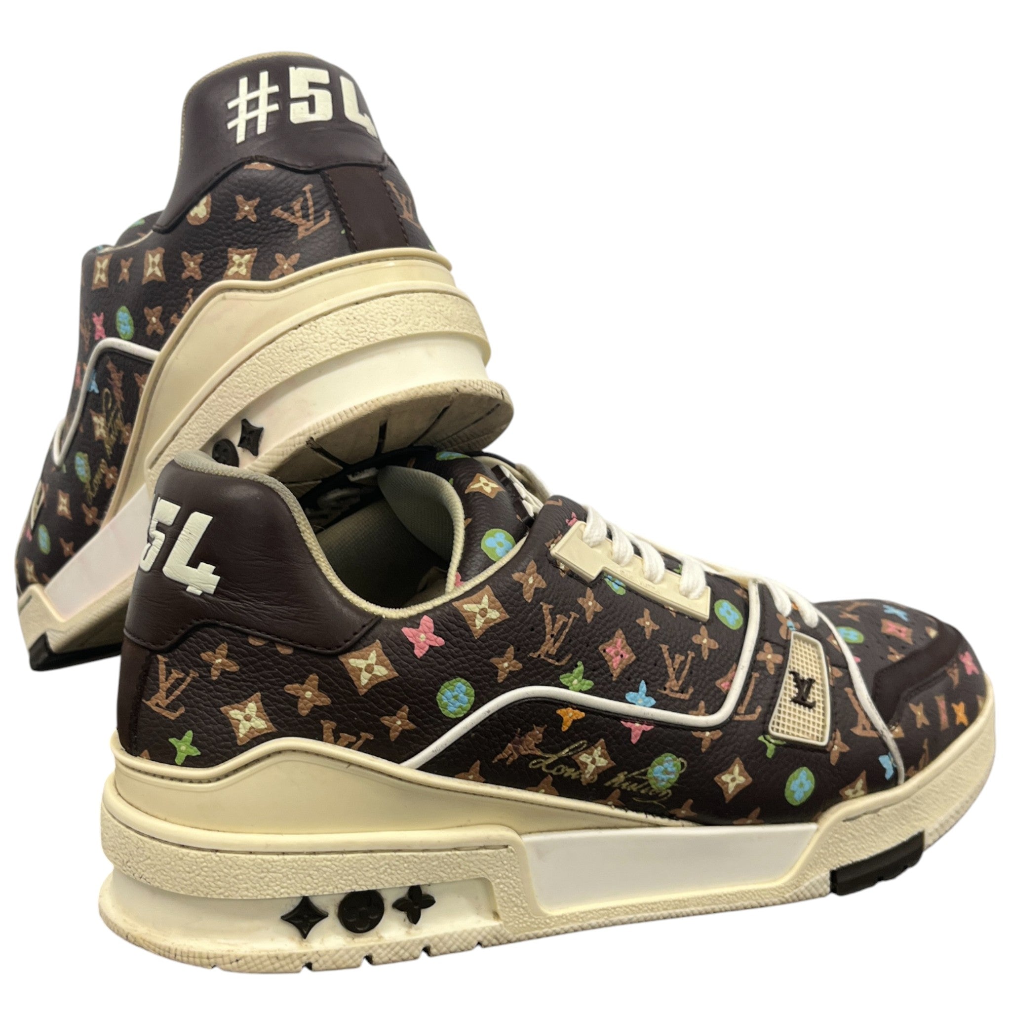 Men's X Tyler The Creator Lv Low Trainers Brown Size EU 42 / UK 8