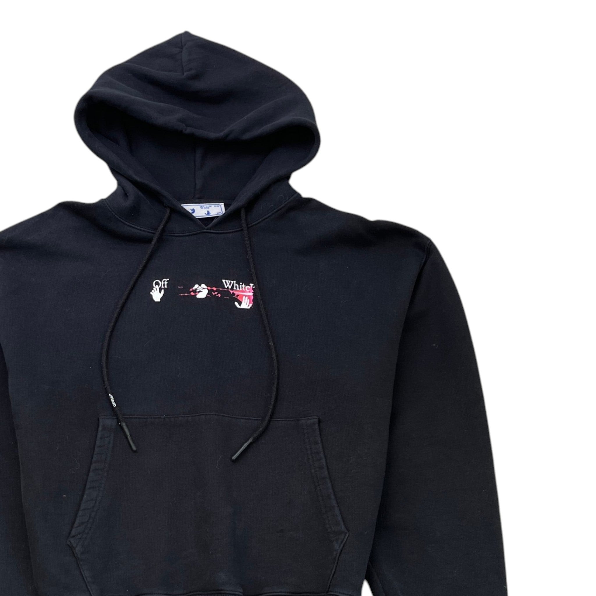 Men's Arrow Logo Hoodie Black Size L