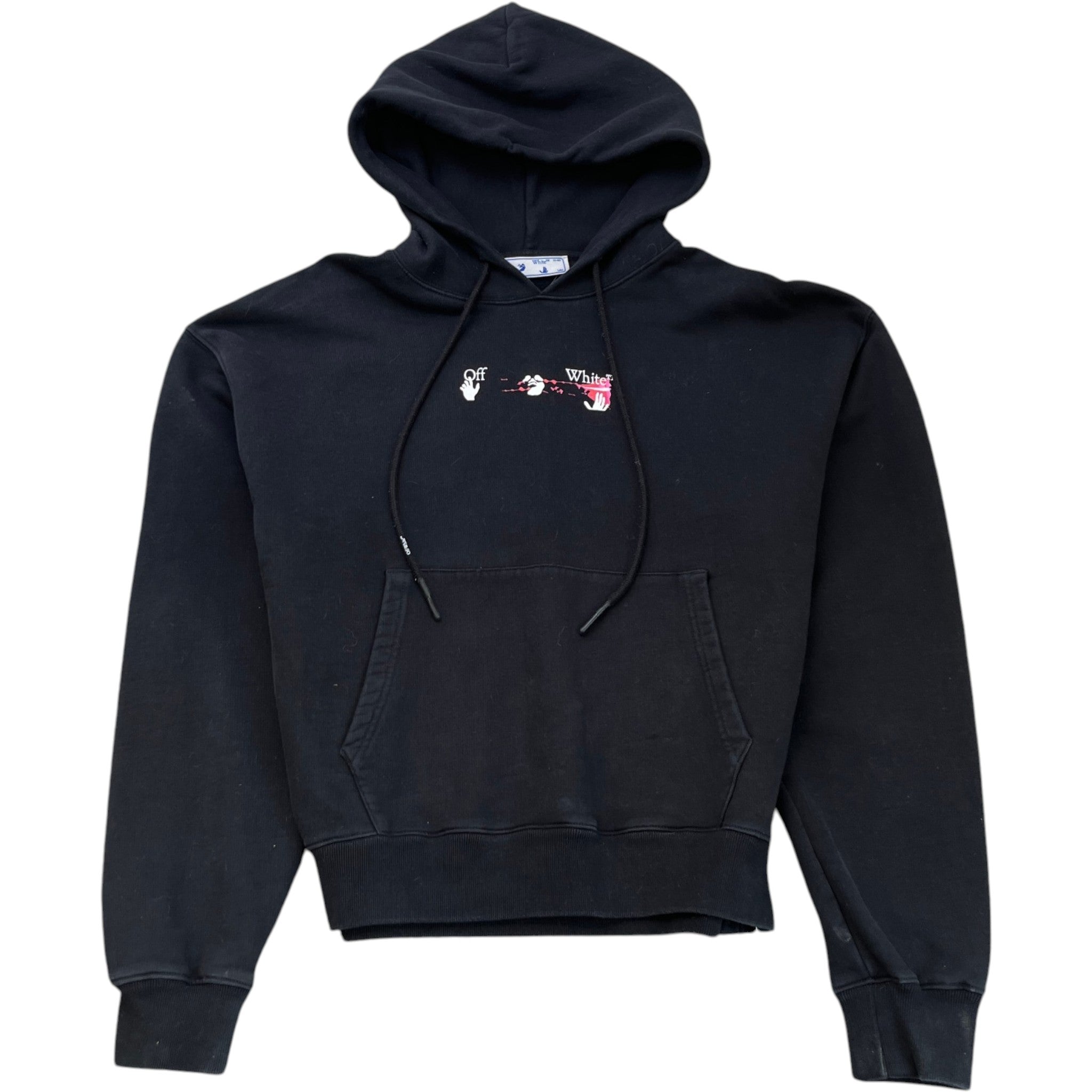 Men's Arrow Logo Hoodie Black Size L