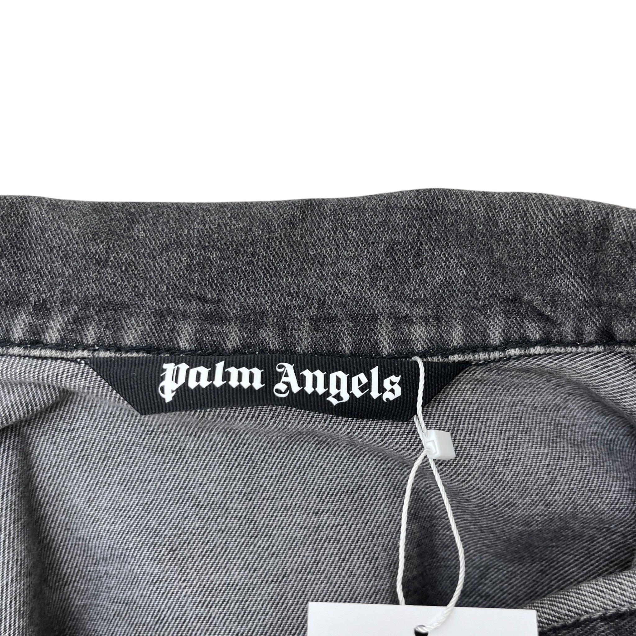 Men's Logo Print Jacket Grey Size S