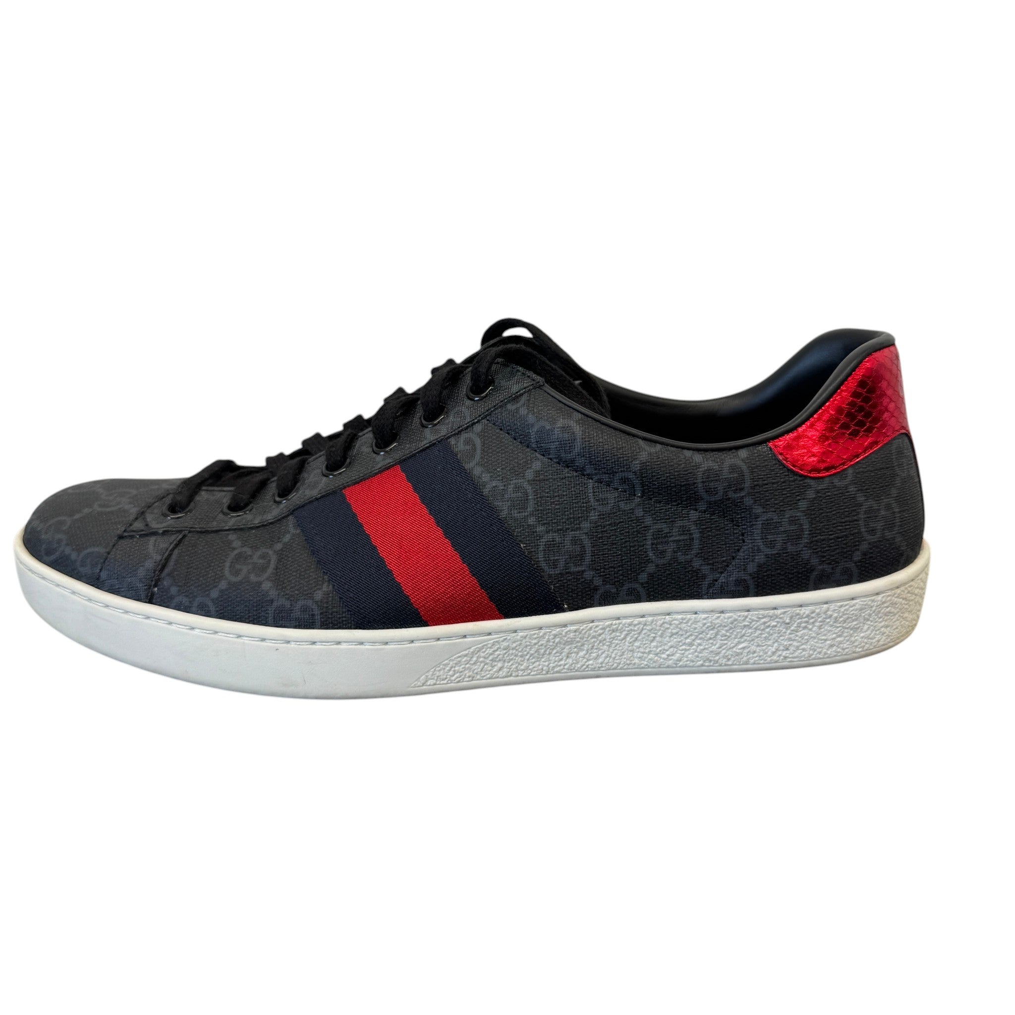 Men's Gg Supreme Ace Low Trainers Black Size EU 42 / UK 8