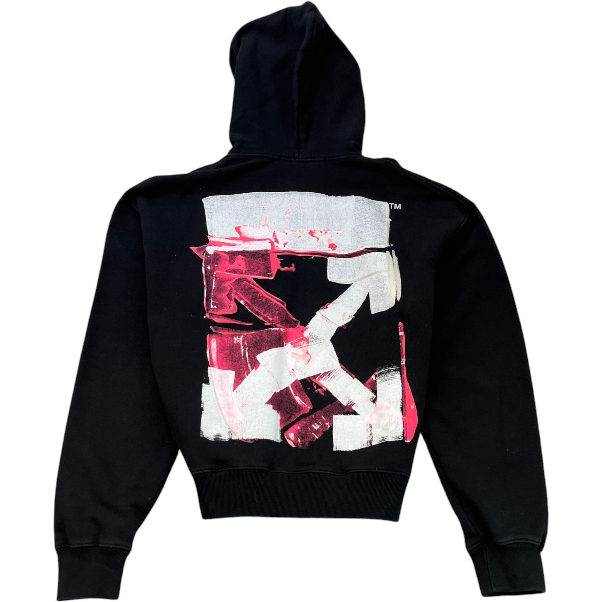 Men's Arrow Logo Hoodie Black Size L