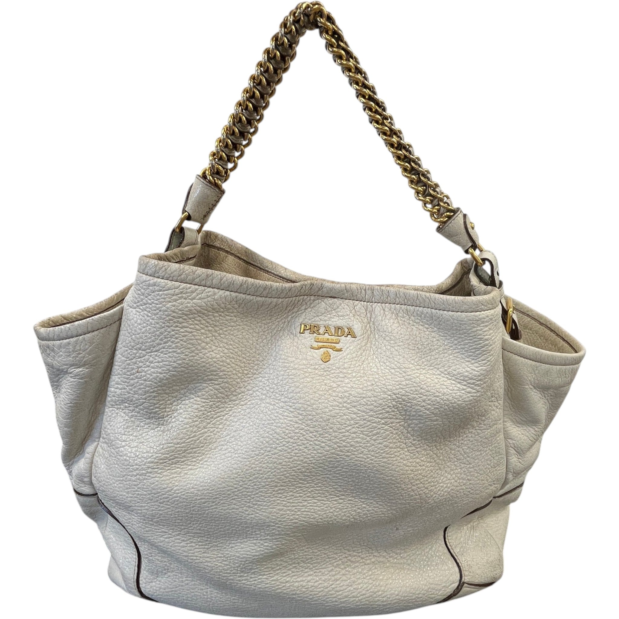 Women's Cervo Lux Chain B Bag Beige