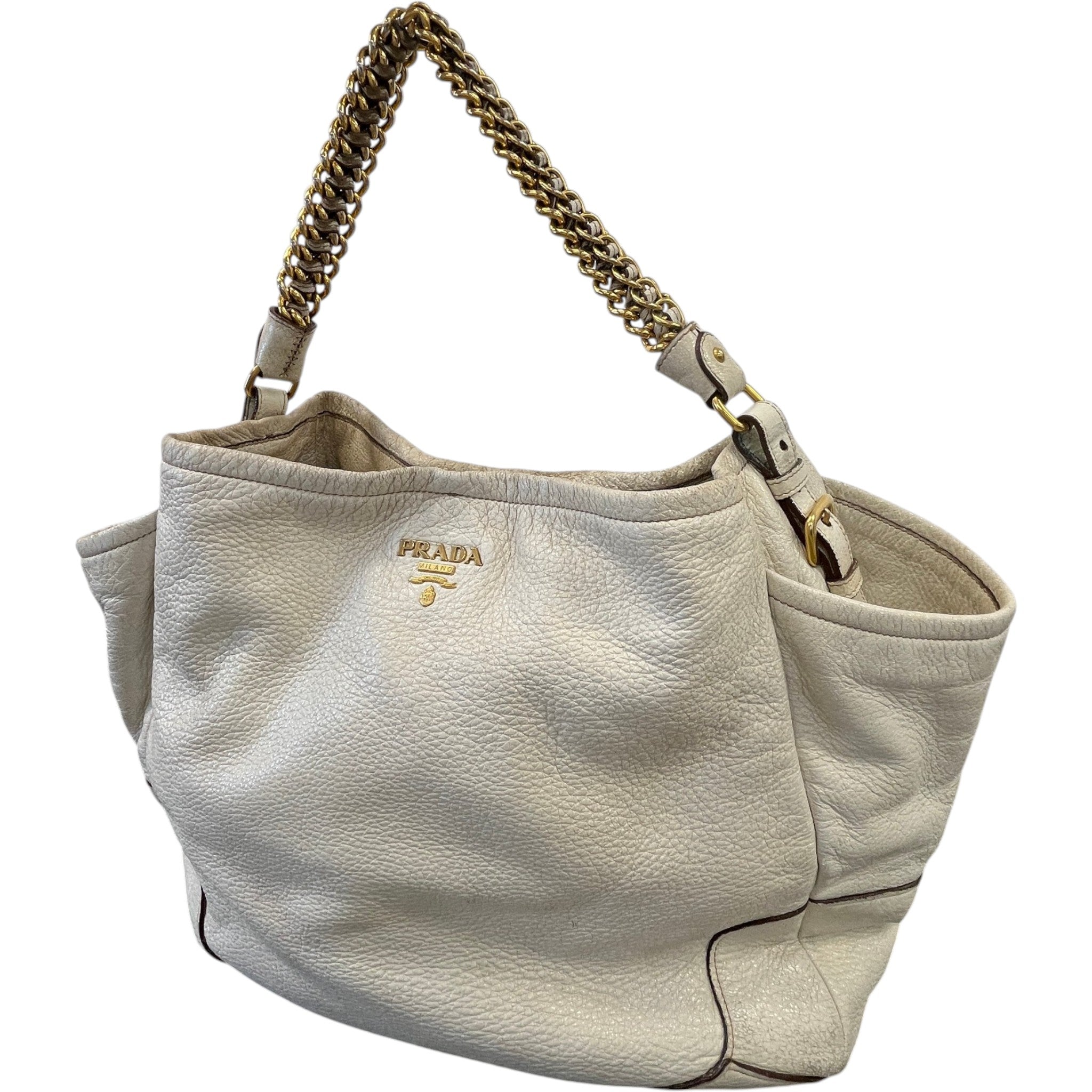 Women's Cervo Lux Chain B Bag Beige