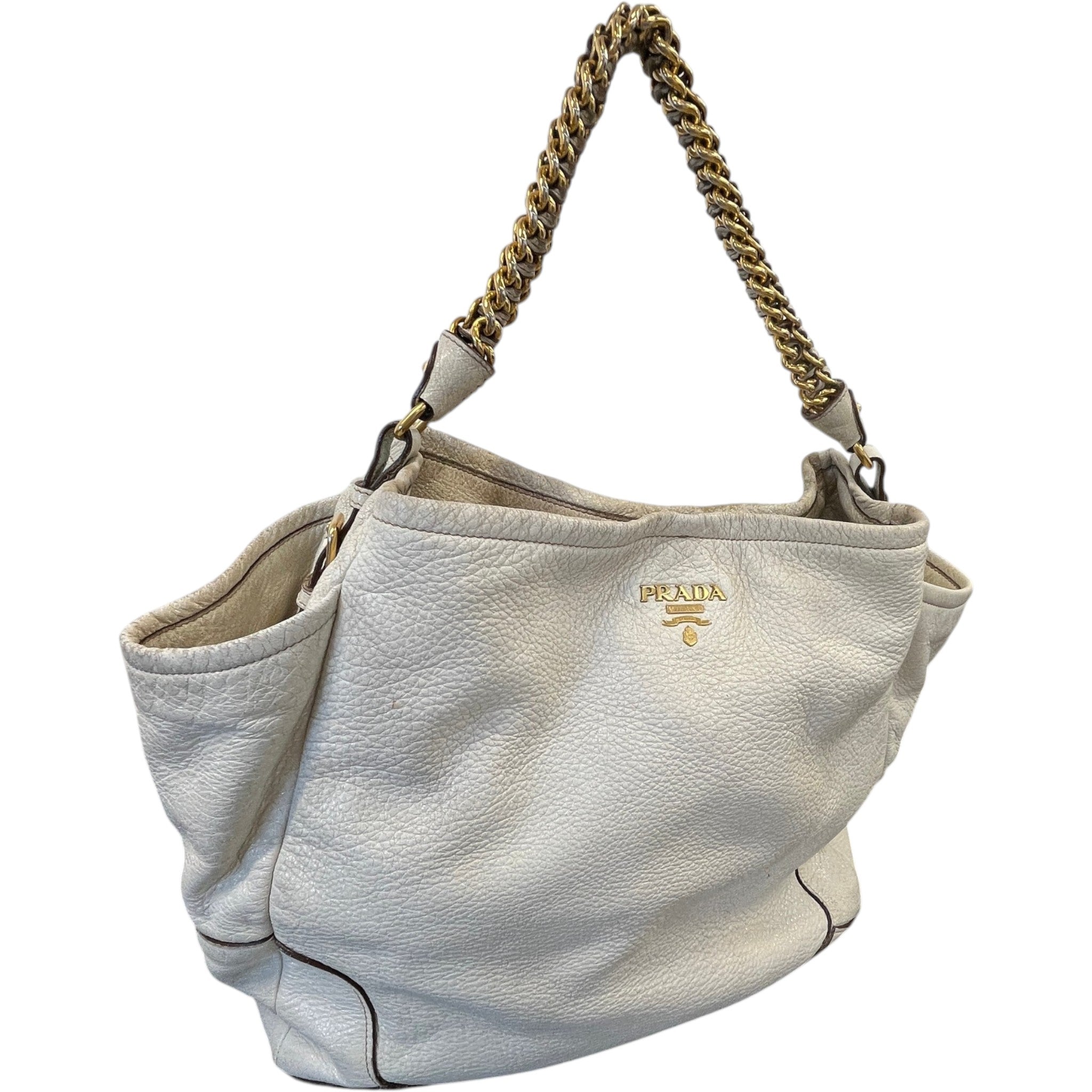 Women's Cervo Lux Chain B Bag Beige