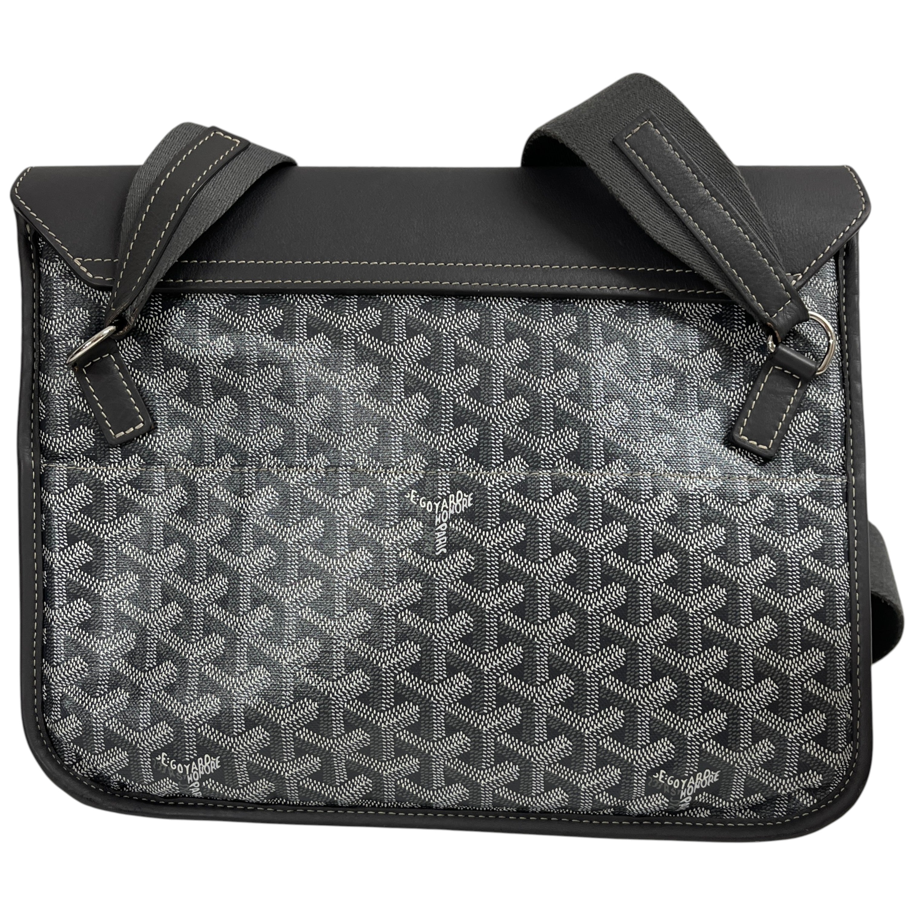 Men's Coursier Messenger Bag Grey