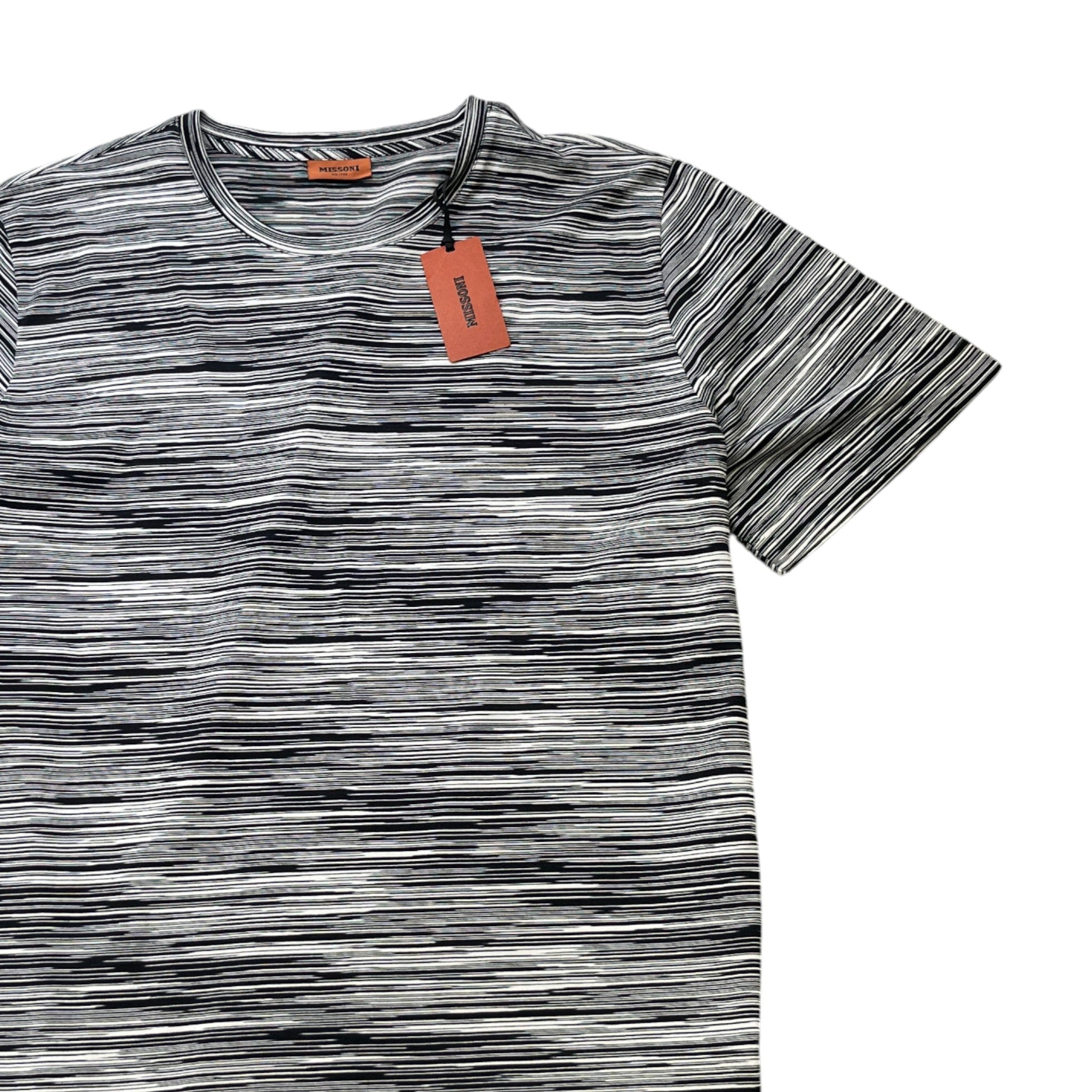 Men's Space Dye T-Shirt Black Size XXL